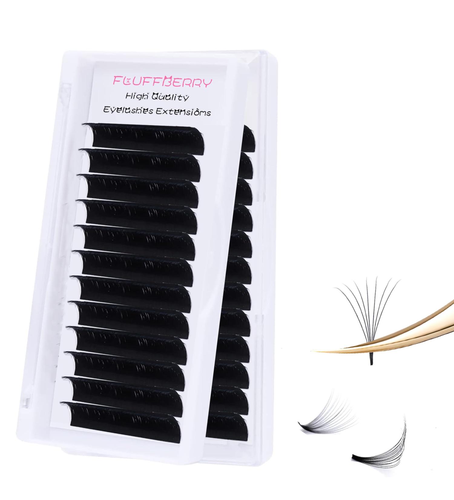 Shop Easy Fan Lashes - 0.03 0.05 0.07 Rapid Blooming Eyelash Extensions | C D DD Curl | Volume Lashes 8-20mm - International Shipping Available - Buy Online on GoSupps.com