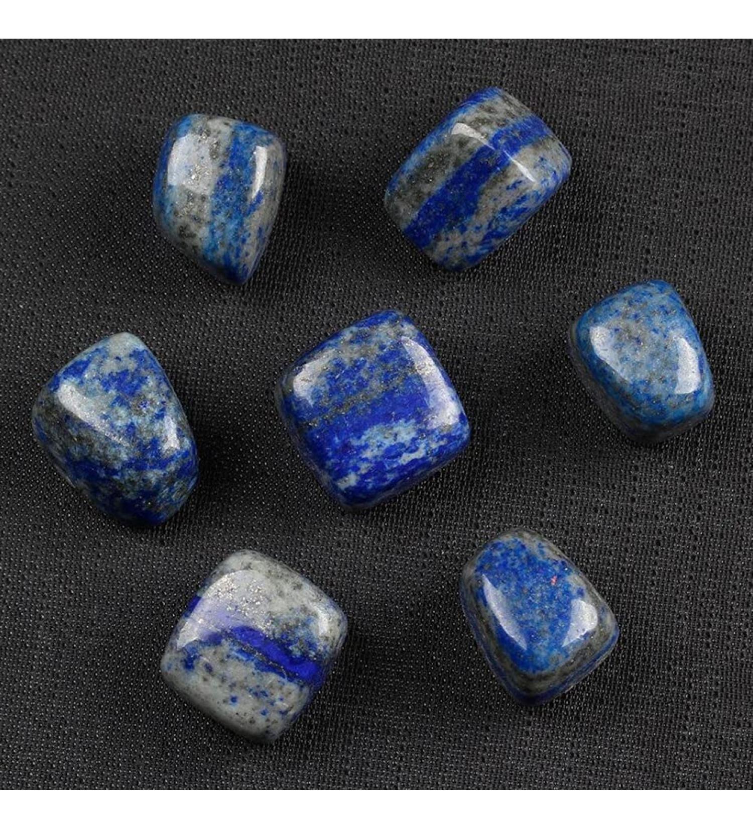 Natural Crystal Rough 7pcs Lapis Lazuli Tumbled Stone Crystals Home Goods