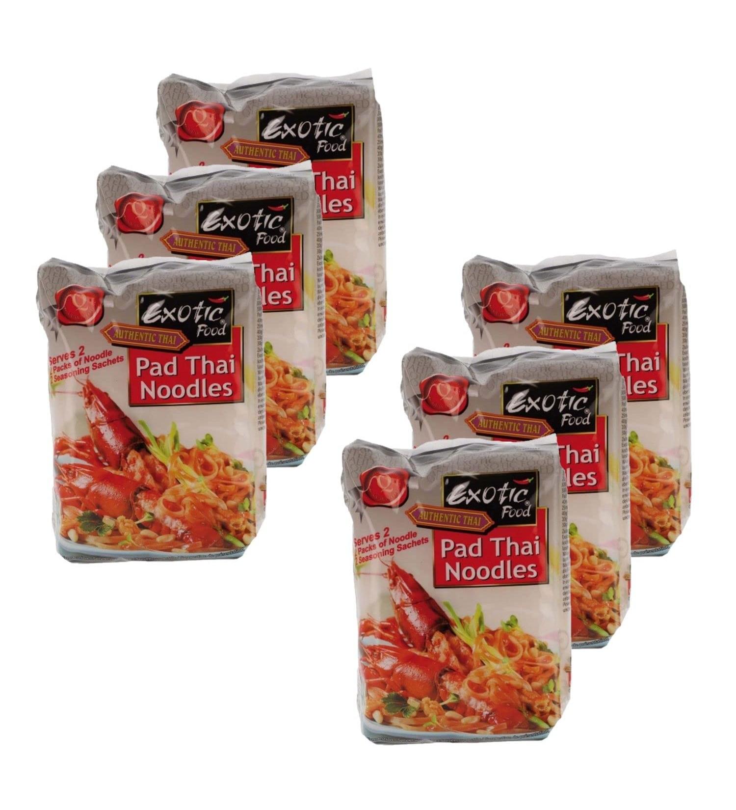  Exotic Food Pack of 6 Seasoned Rice Noodles - 300g Bag - Buy Online on GoSupps.com