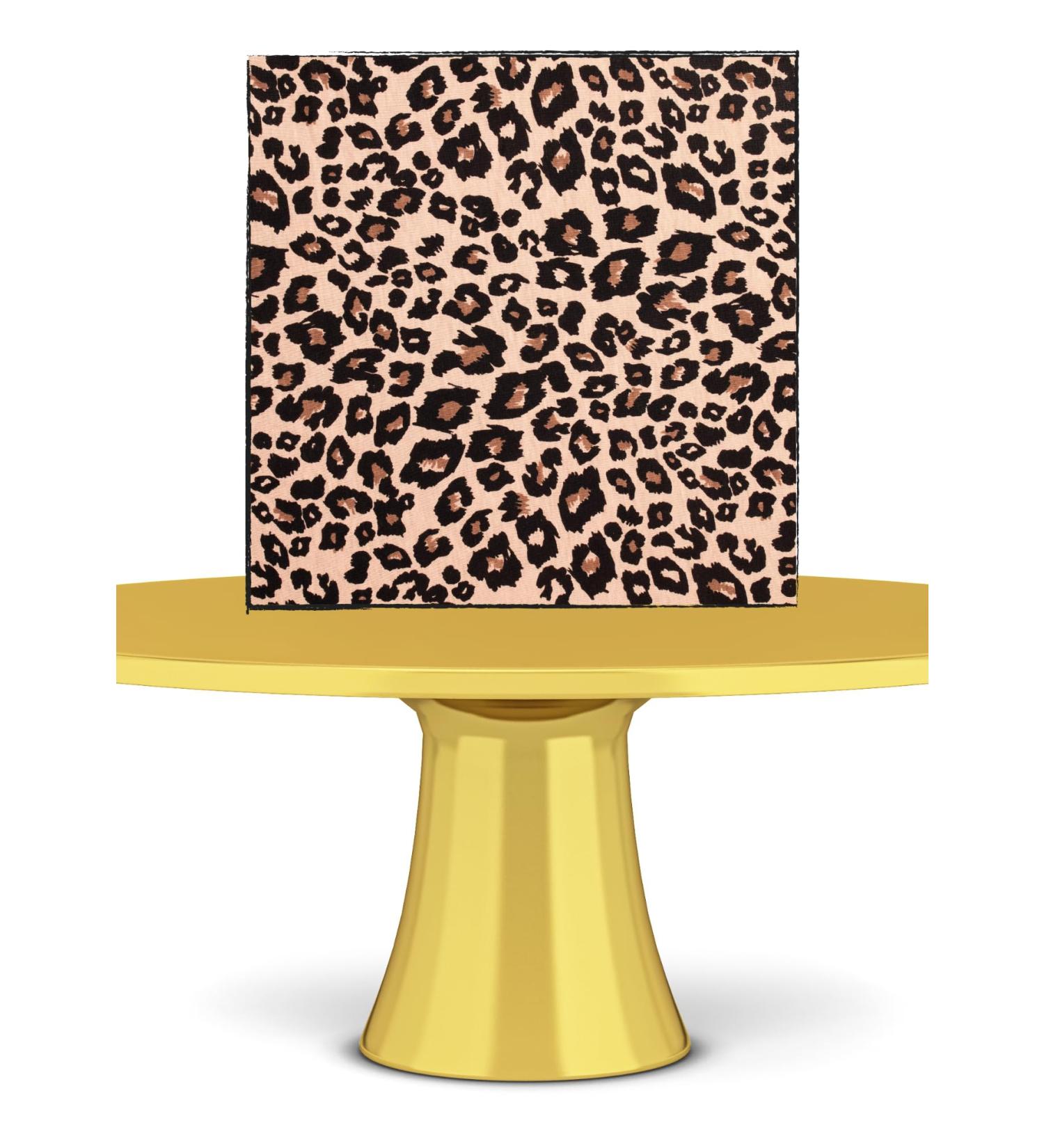 LEOPARD Print A4 Cake Wrap/Cake Ribbon Cake Topper wafer/icing (Icing paper)