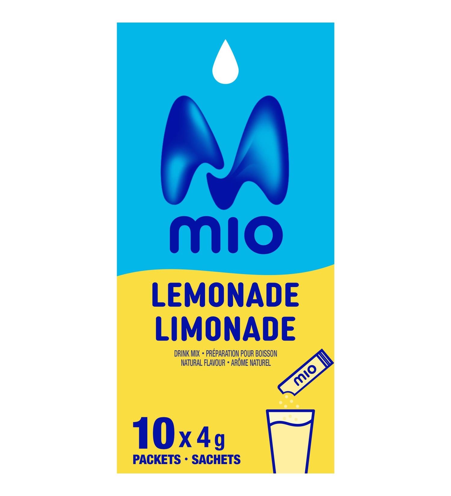 mio Lemonade Drink Mix 4 g Packets 10 ct Box - Buy Online on GoSupps.com