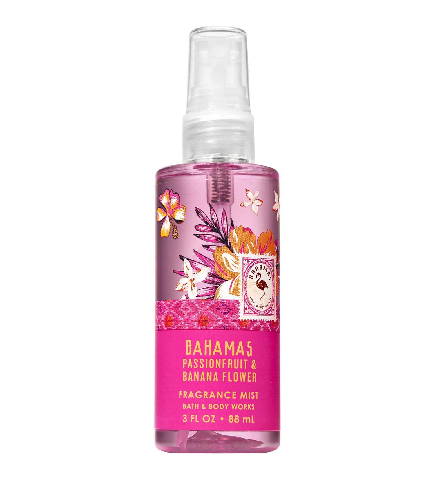 Bath and Body Works PINK PASSIONFRUIT & BANANA FLOWER Travel Size Fine Fragrance Mist 3 Fluid Ounce