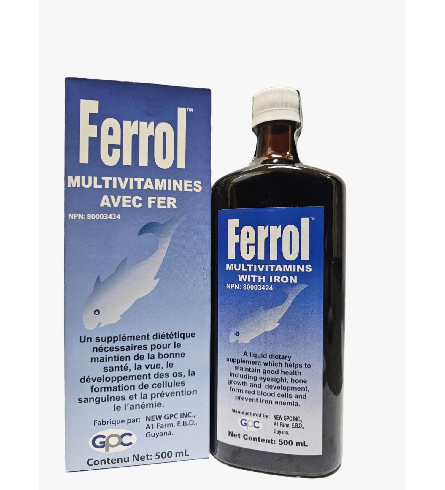 Ferrol Multivitamins with Iron - Buy Online on GoSupps.com