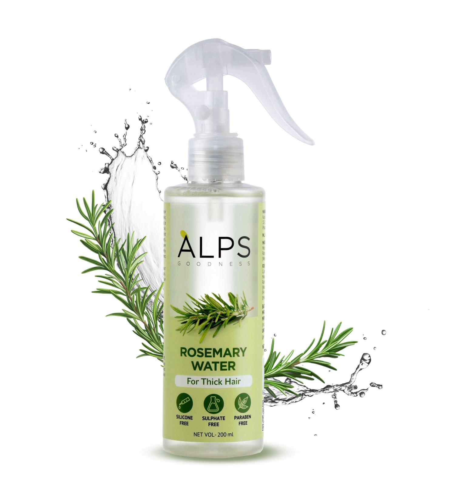 Rosemary Water Spray for Hair Growth | Strengthen Revitalize & Thicken Hair | Damage Repair & Hair Loss Control | Adds Shine & Reduces Frizz | 6.76 Fl Oz/200ml 6.76 Fl Oz (Pack of 1) - Buy Online on GoSupps.com