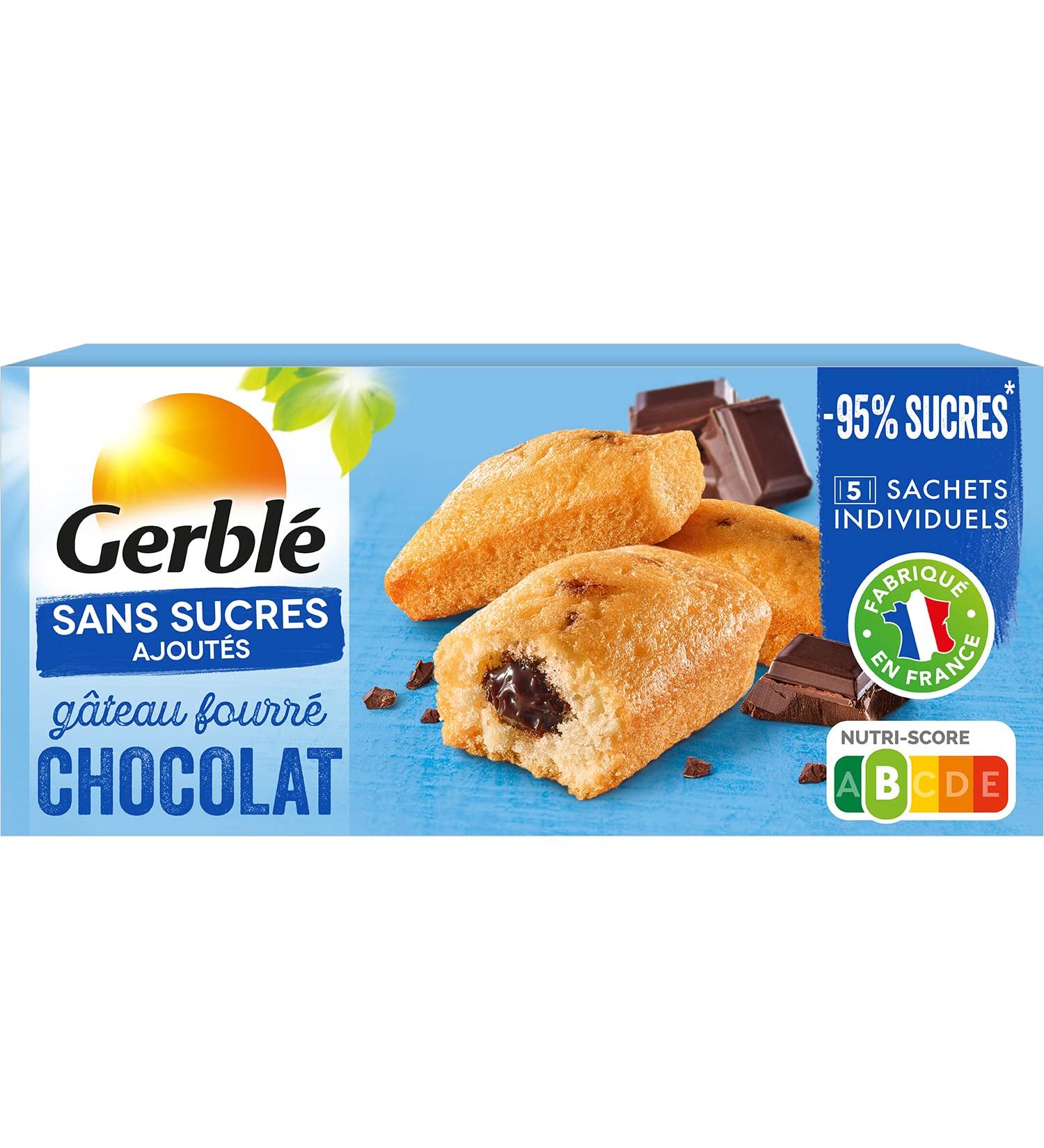 Gerbl No Added Sugars Chocolate Filled Cake 5 cakes 150 g 210269 - Buy Online on GoSupps.com