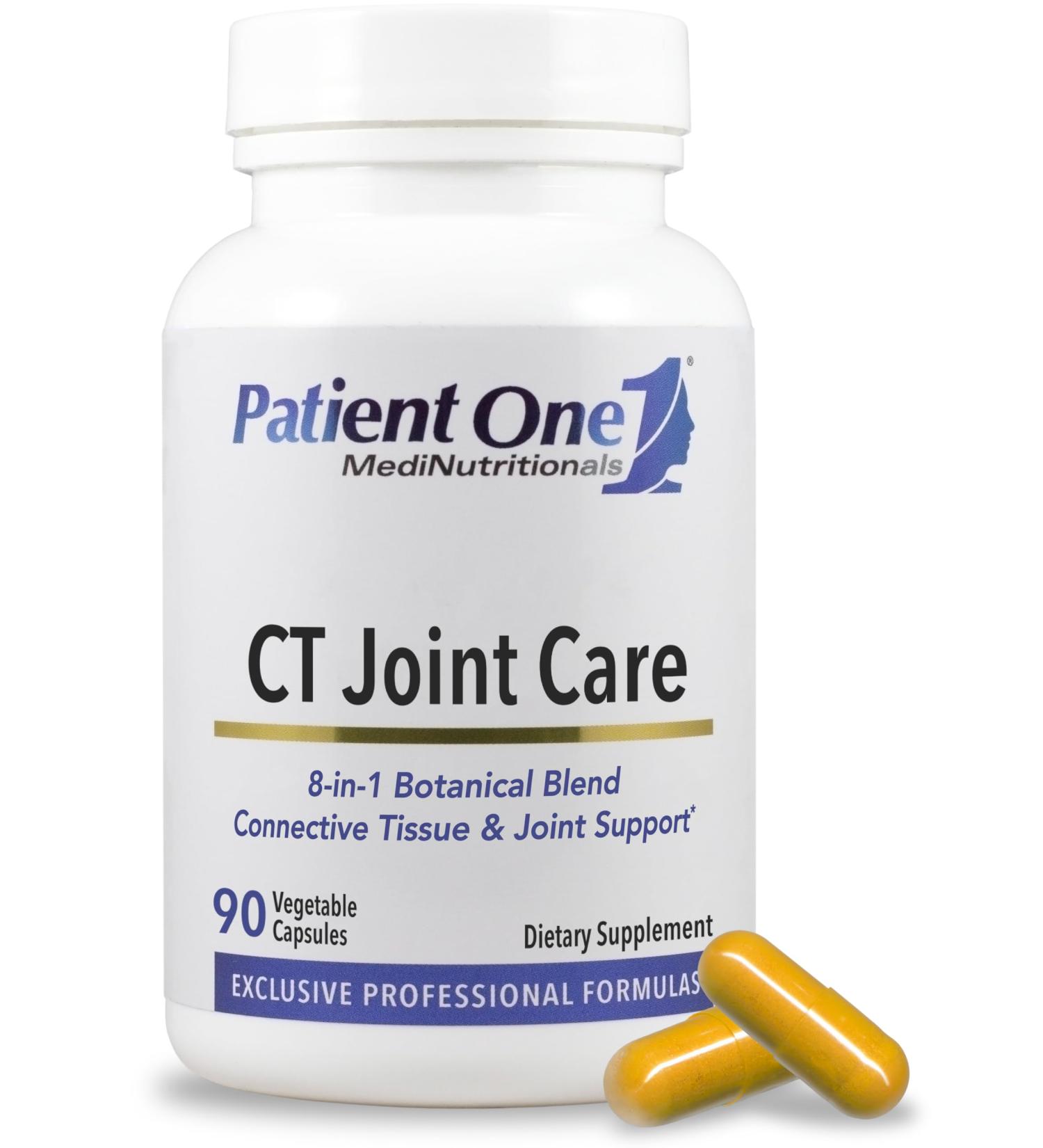 Patient One CT Joint Care | Supplement to Support Healthy Connective Tissue and Joint Function* | with Turmeric, Boswellia and More | 90 Capsules - Buy Online on GoSupps.com
