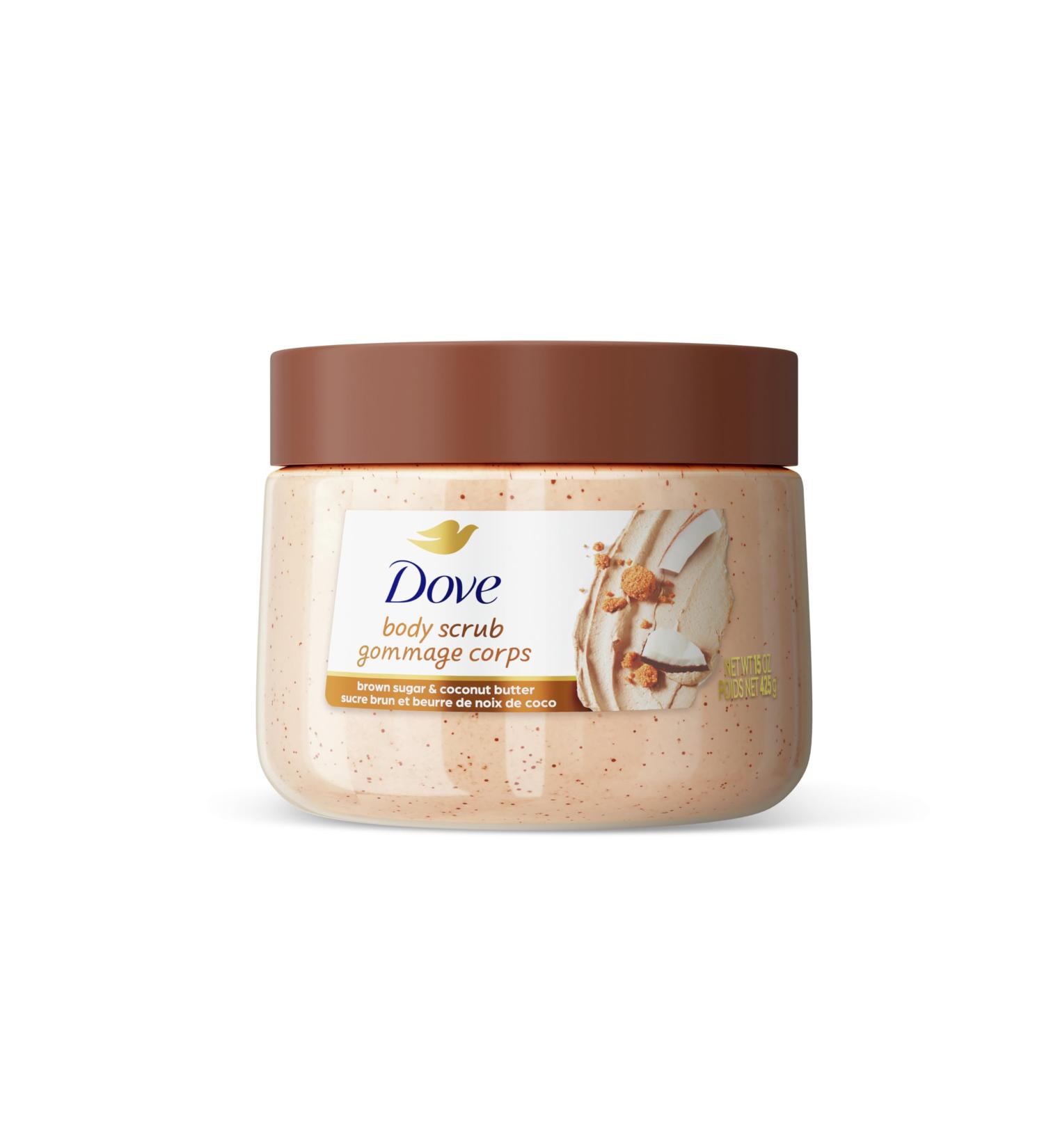 Dove Brown Sugar and Coconut Butter Body Scrub Exfoliates and Deeply Nourishes for Smooth Radiant Skin 15 oz Brown Sugar & Coconut Butter 15 Ounce (Pack of 1) - Buy Online on GoSupps.com