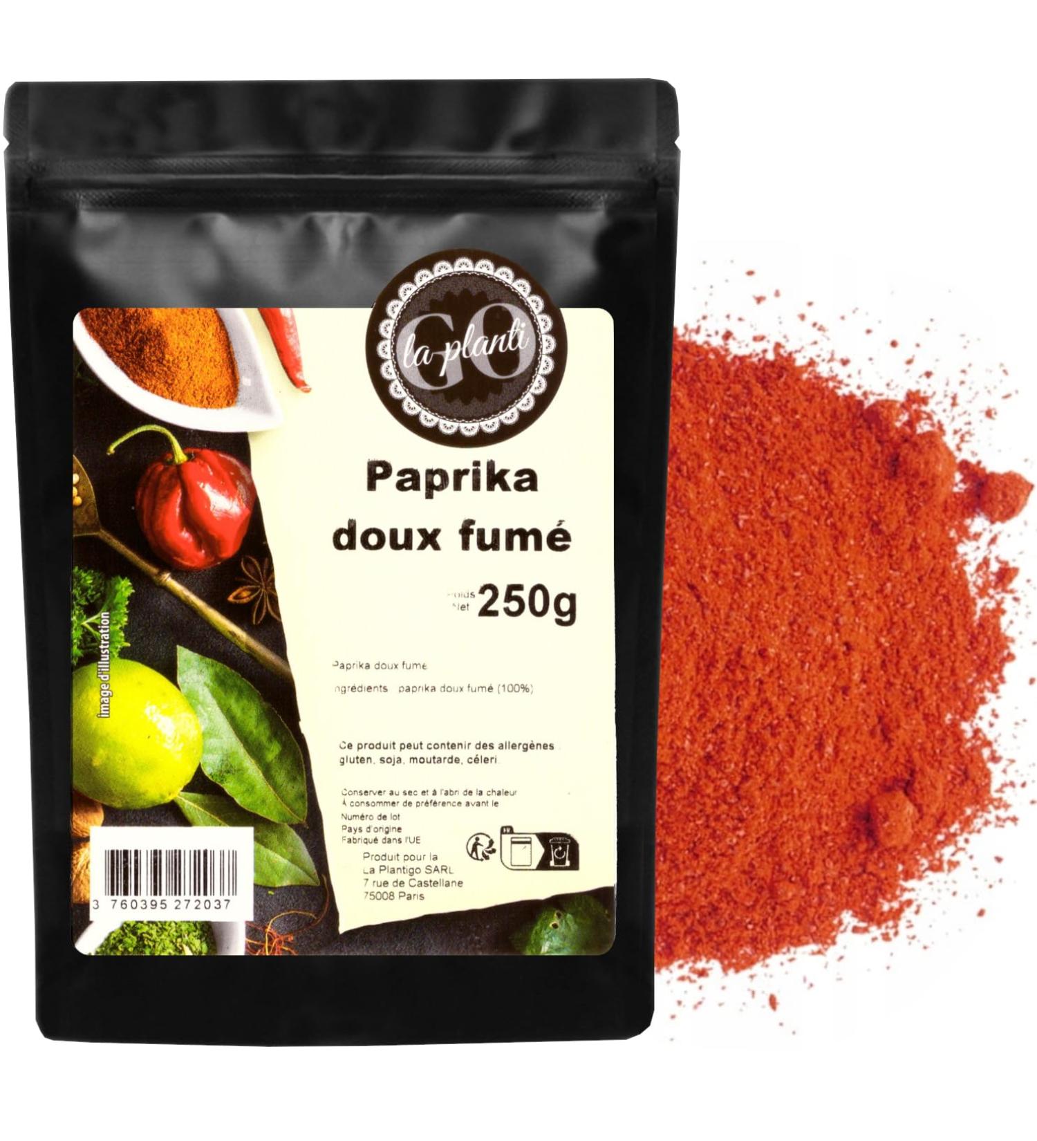  LA PLANTIGO Sweet smoked paprika - LA PLANTIGO (250 g) - Buy Online on GoSupps.com