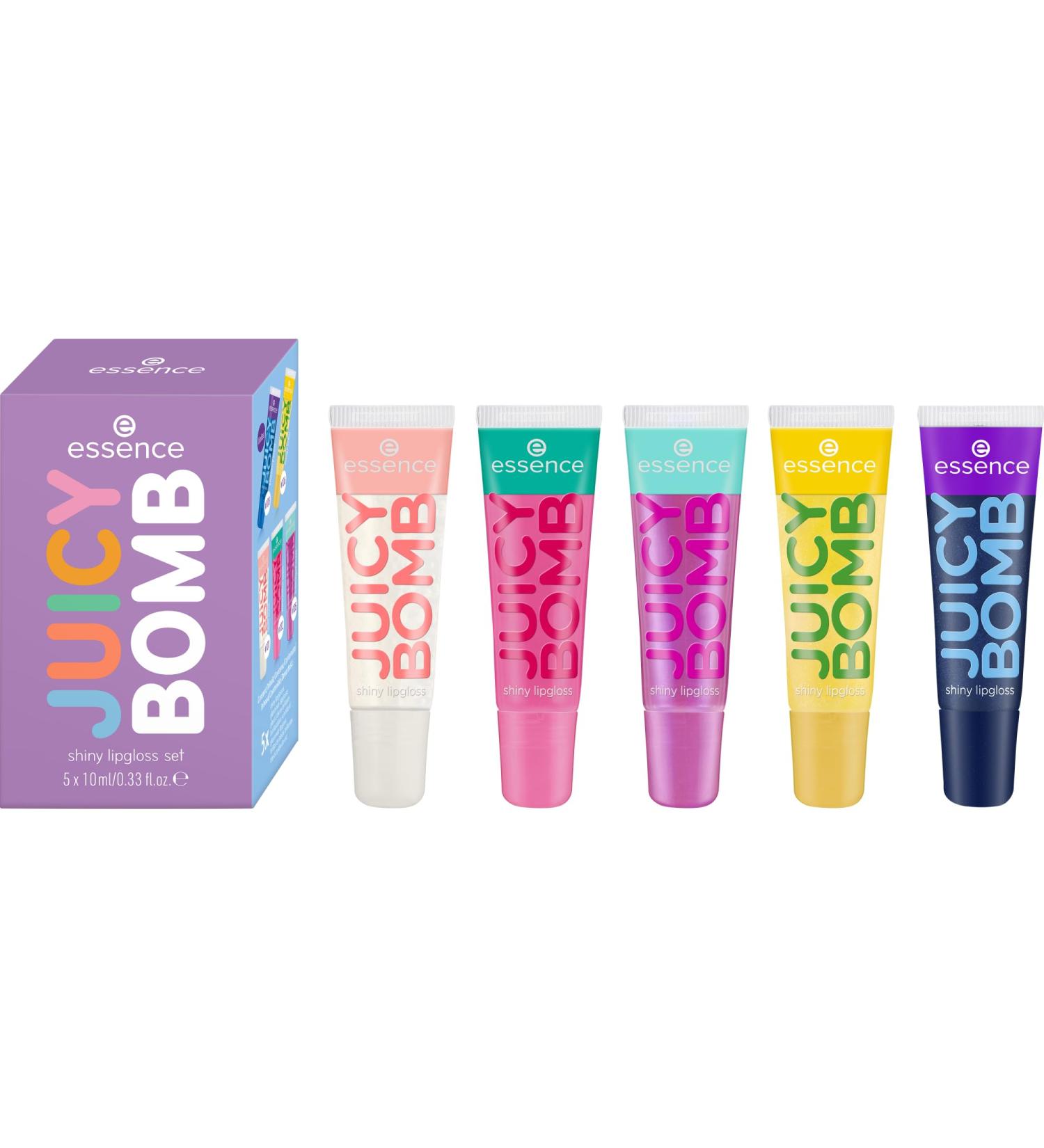 Essence Cosmetics - Essence Juicy Bomb Shiny Lipgloss Set Coffret Gloss 1Pcs - Buy Online on GoSupps.com