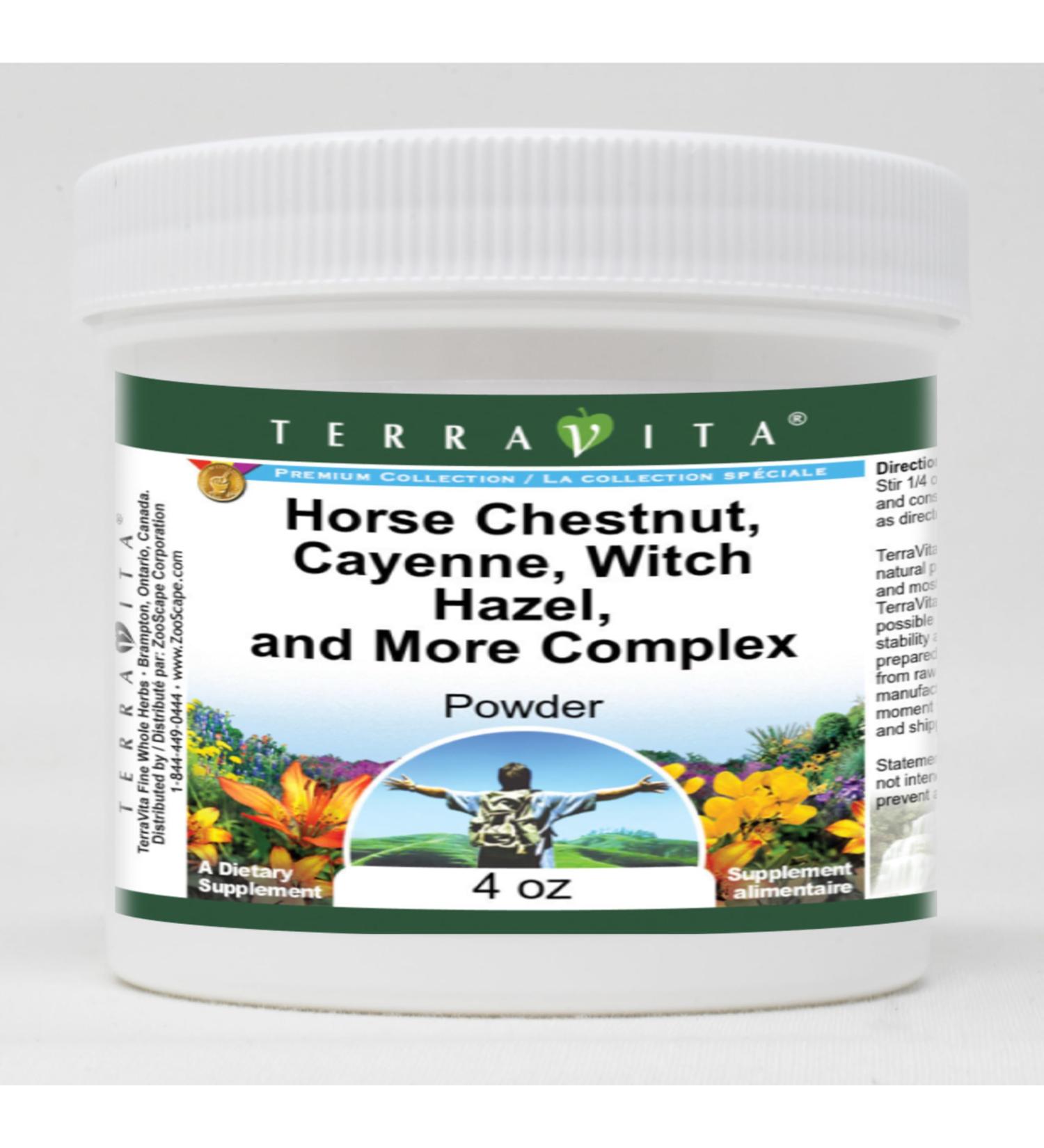 Horse Chestnut Cayenne Witch Hazel and More Complex Powder (4 oz ZIN: 517074) - 3 Pack - Buy Online on GoSupps.com