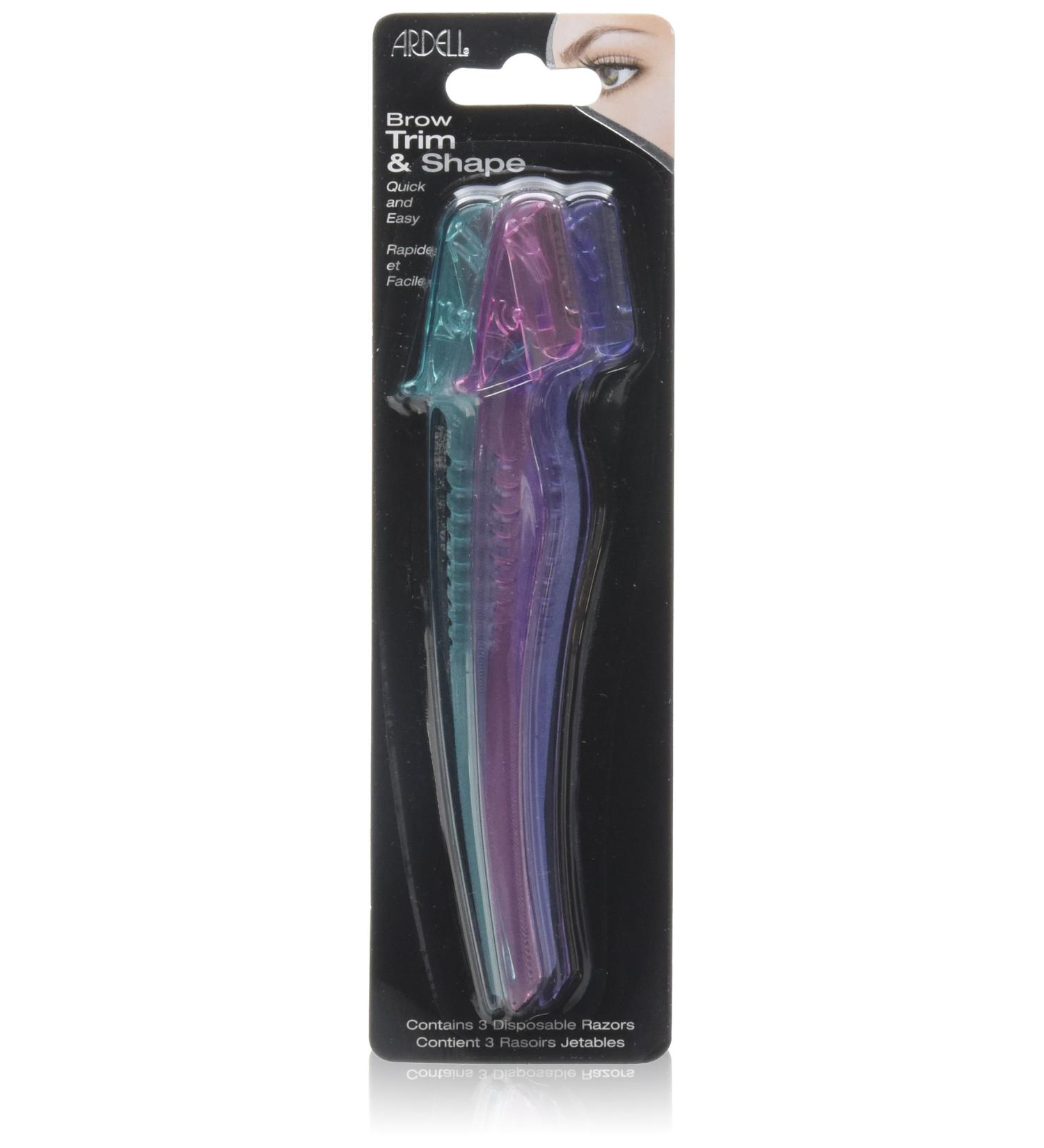 Ardell Brow Trim and Shape Grooming Tool - 3 Count (Pack of 3) - Buy Online on GoSupps.com