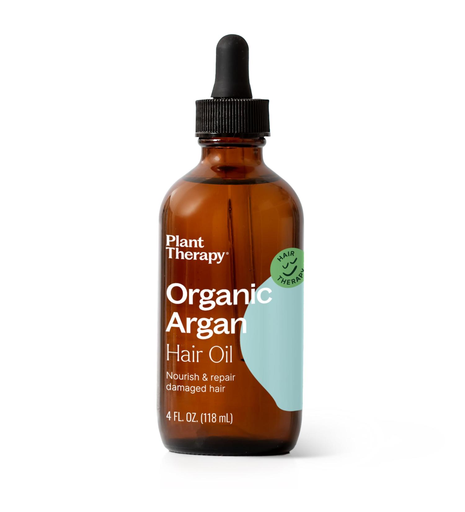 Plant Therapy Organic Argan Hair Oil 4 oz Organic Argan Oil 100% Pure and USDA Certified Organic For Face Hair Skin Nails and Cuticles Argan 4 Fl Oz (Pack of 1) - Buy Online on GoSupps.com