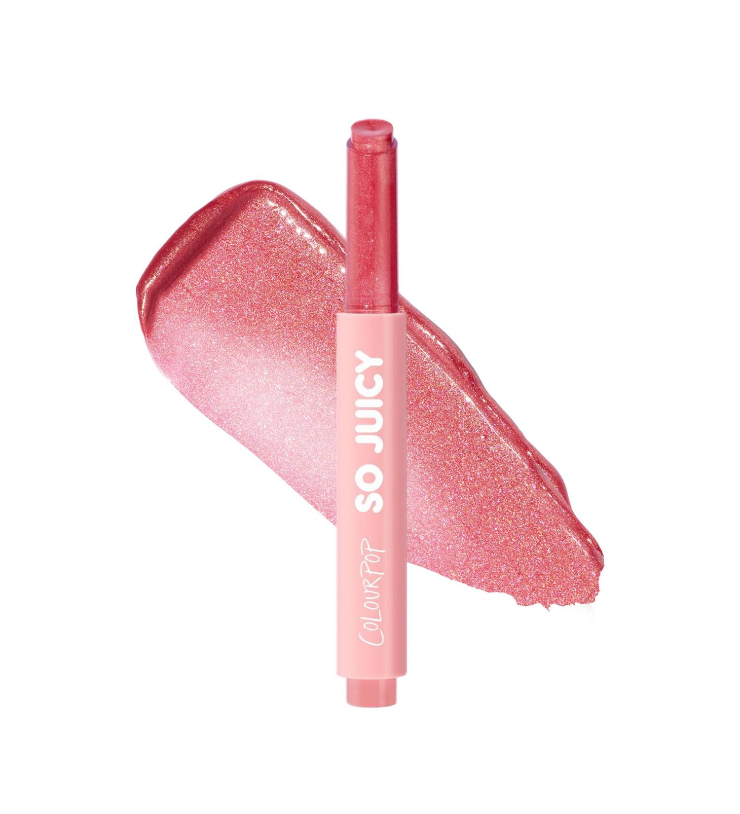 ColourPop So Juicy Plumping Lip Gloss Balm - Hydrating Lip Gloss & Balm with Peptides & Pearl Finish - Non-Sticky Formula - Visibly Plumps Lips & Delivers Buildable Color - Tini Time (0.07 oz) - Buy Online on GoSupps.com