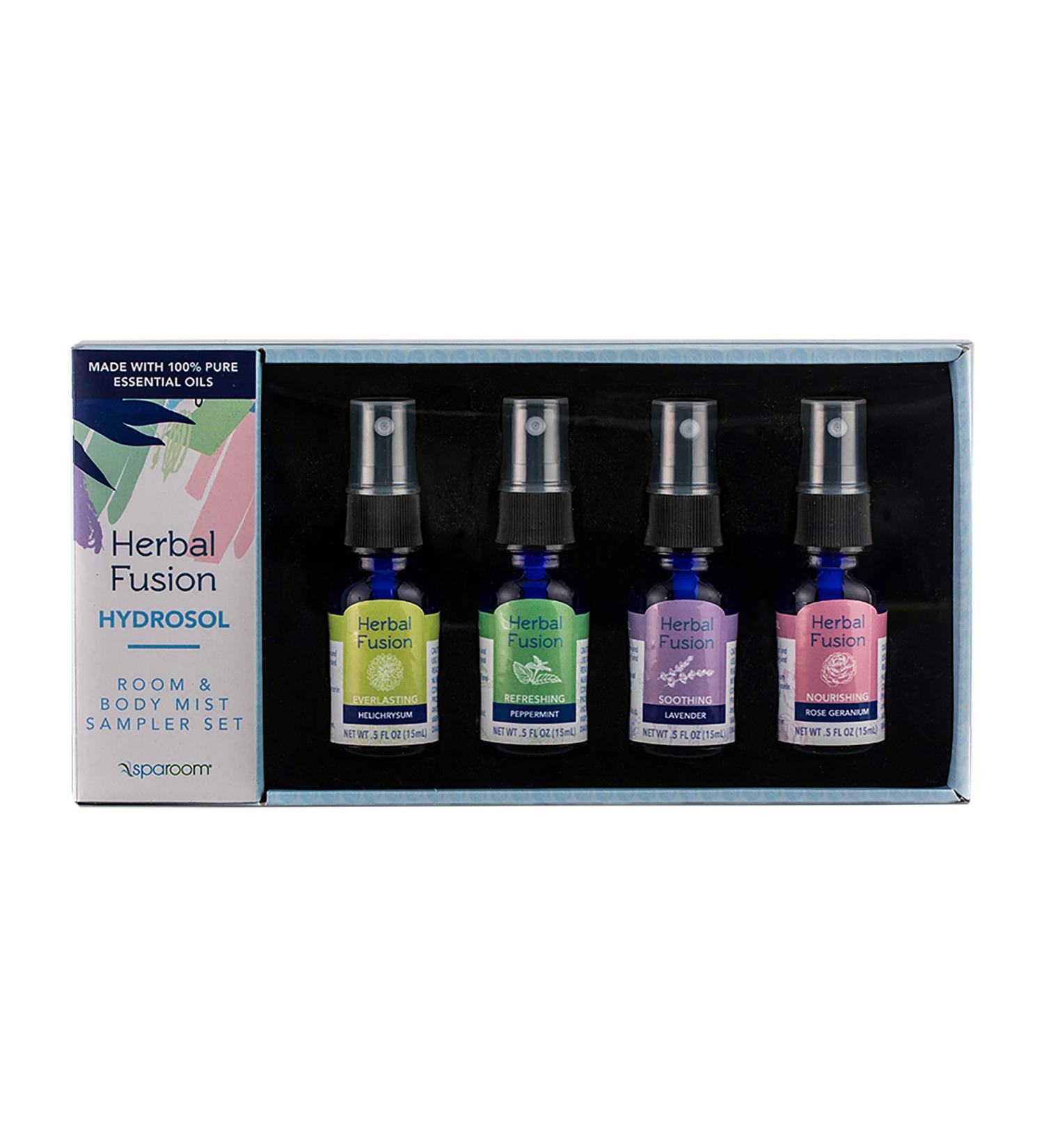 SpaRoom Herbal Fusion Hydrosol Room & Body Mist Sampler Set