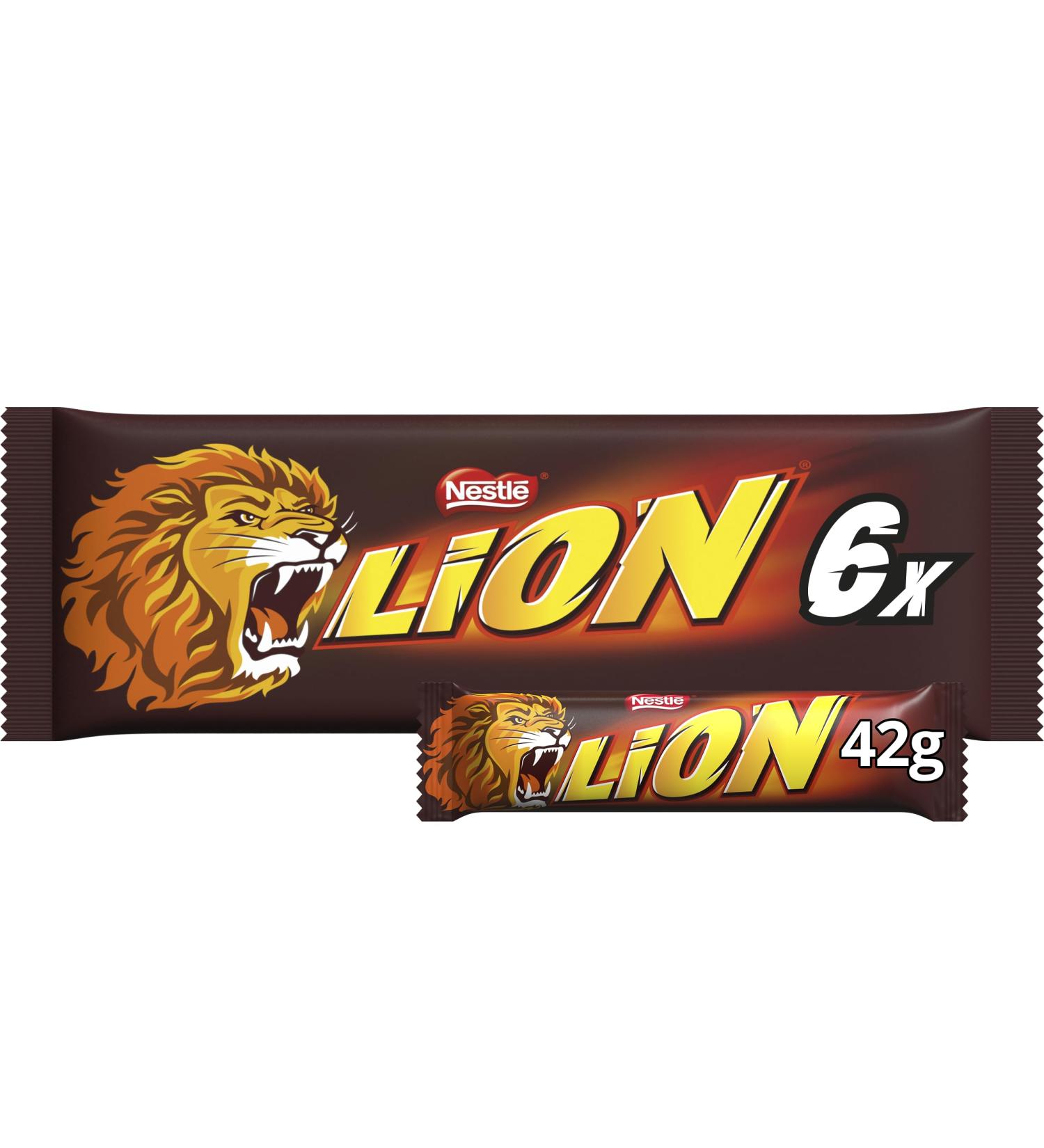  Nestl Lion Nestl Lion Chocolate - Chocolate Bars - 6 bars of 42g - Buy Online on GoSupps.com