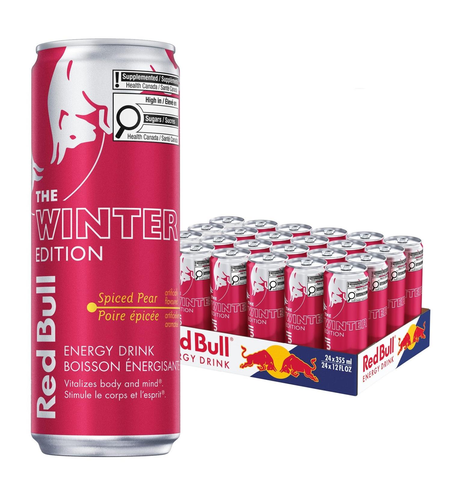 Red Bull Energy Drink Spiced Pear 355ml (24 pack) - Buy Online on GoSupps.com
