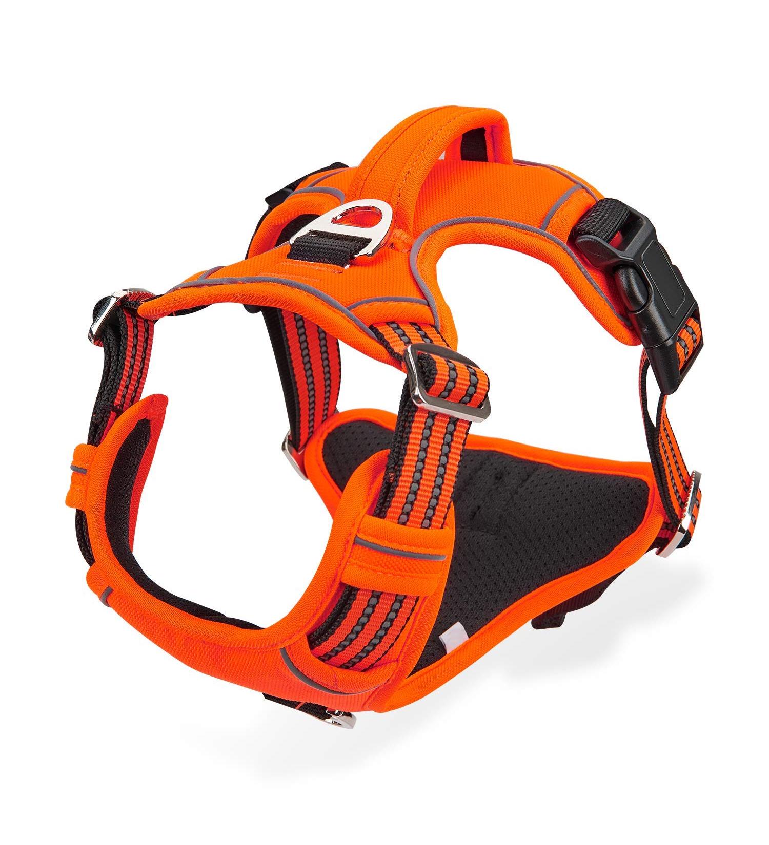 Buy Reflective Dog Harness for Large Dogs | Anti-Train Breathable & Comfortable - Buy Online on GoSupps.com