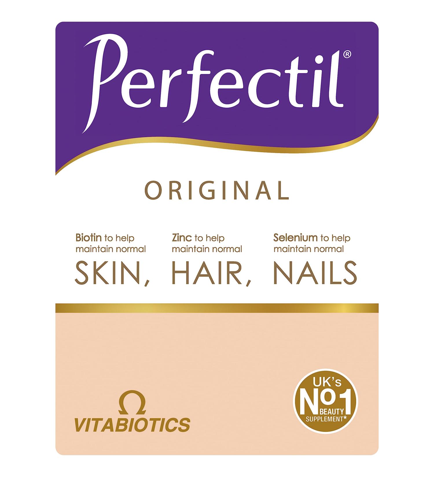 Perfectil Vitabiotics Unflavoured 90 Tablets 90-Day Supply 1 Pack 90 Count (Pack of 1)