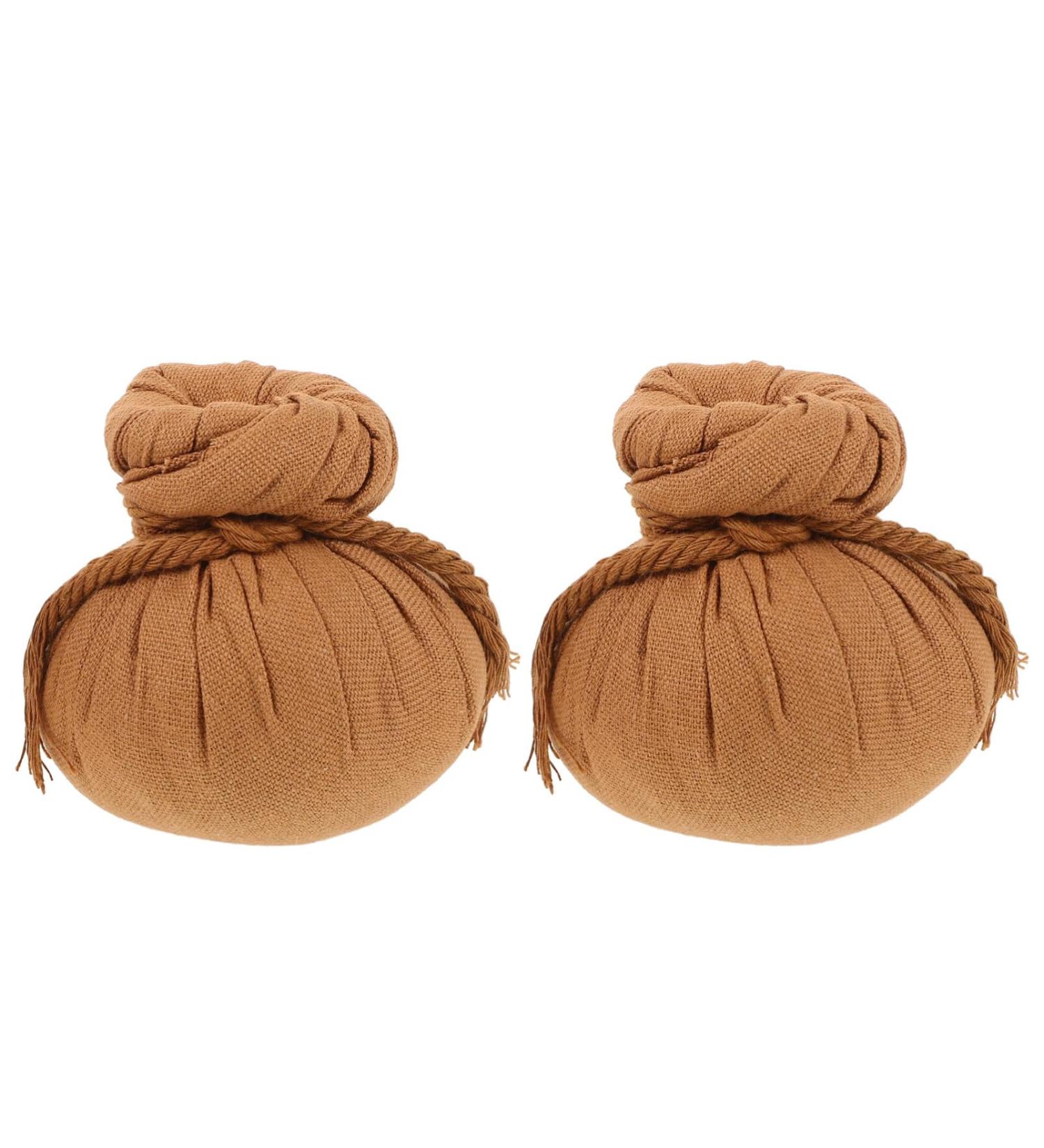 Ipetboom Thai Massage Balls - 2 Piece Herbal Compress for Spa & Athletes | Aroma Massage Therapy | Warmwood & Waterwood - Buy Online on GoSupps.com