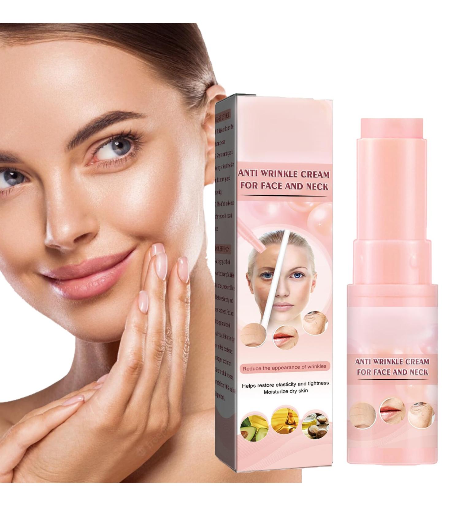 Anti Wrinkles Face Moisturiser Balm Instant Wrinkle Multi Balm Collagen Boosting Moisture Balm Stick Smooth Fine Lines & Anti Aging Wrinkle Fillers That Work Diminish Eye & Face Wrinkles-For All Skin - Buy Online on GoSupps.com