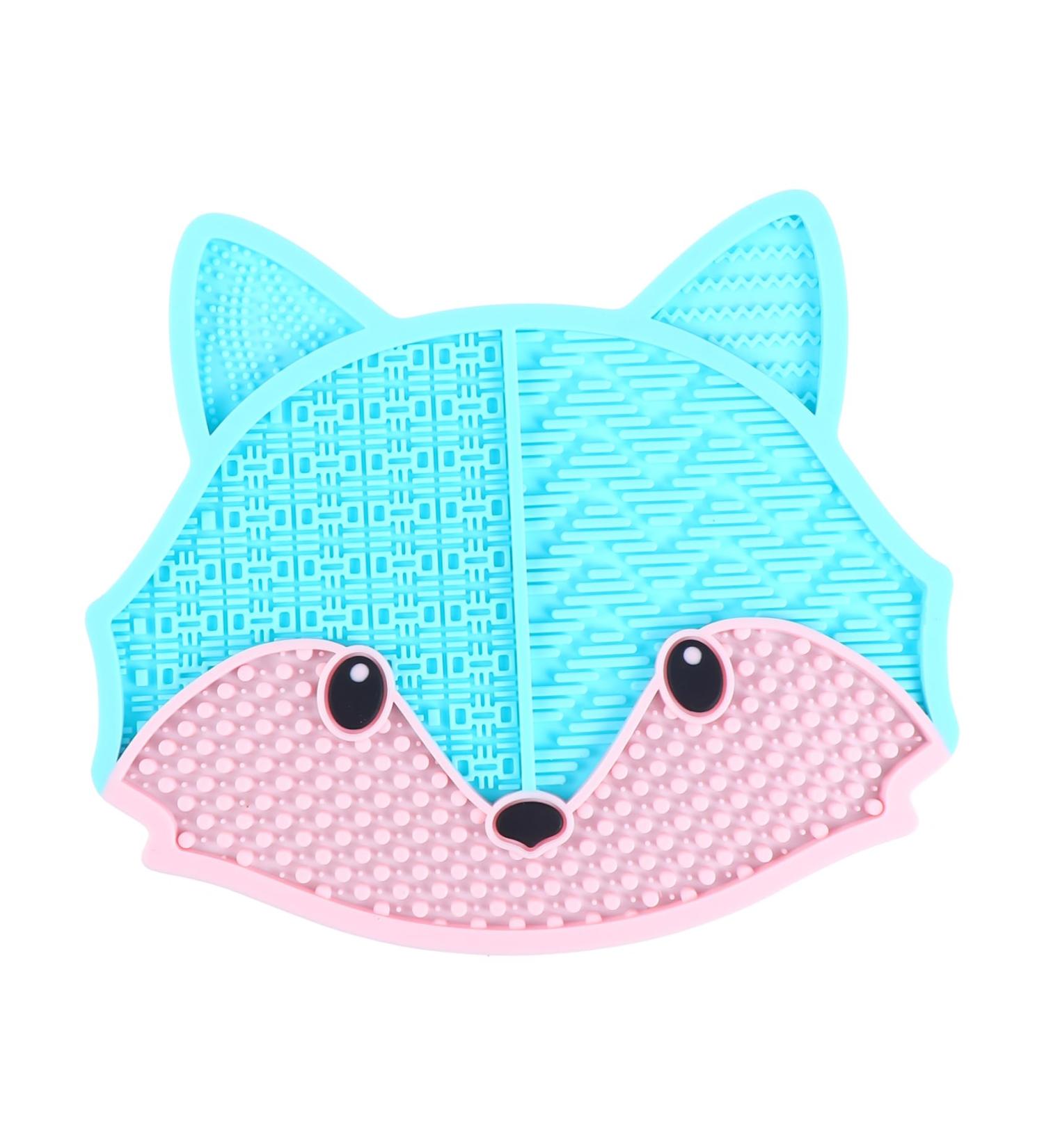 Buy Silicone Makeup Brush Cleaning Pad - 17x15cm Blue | Best Brush Scrubber Mat for Flawless Makeup Application - Buy Online on GoSupps.com
