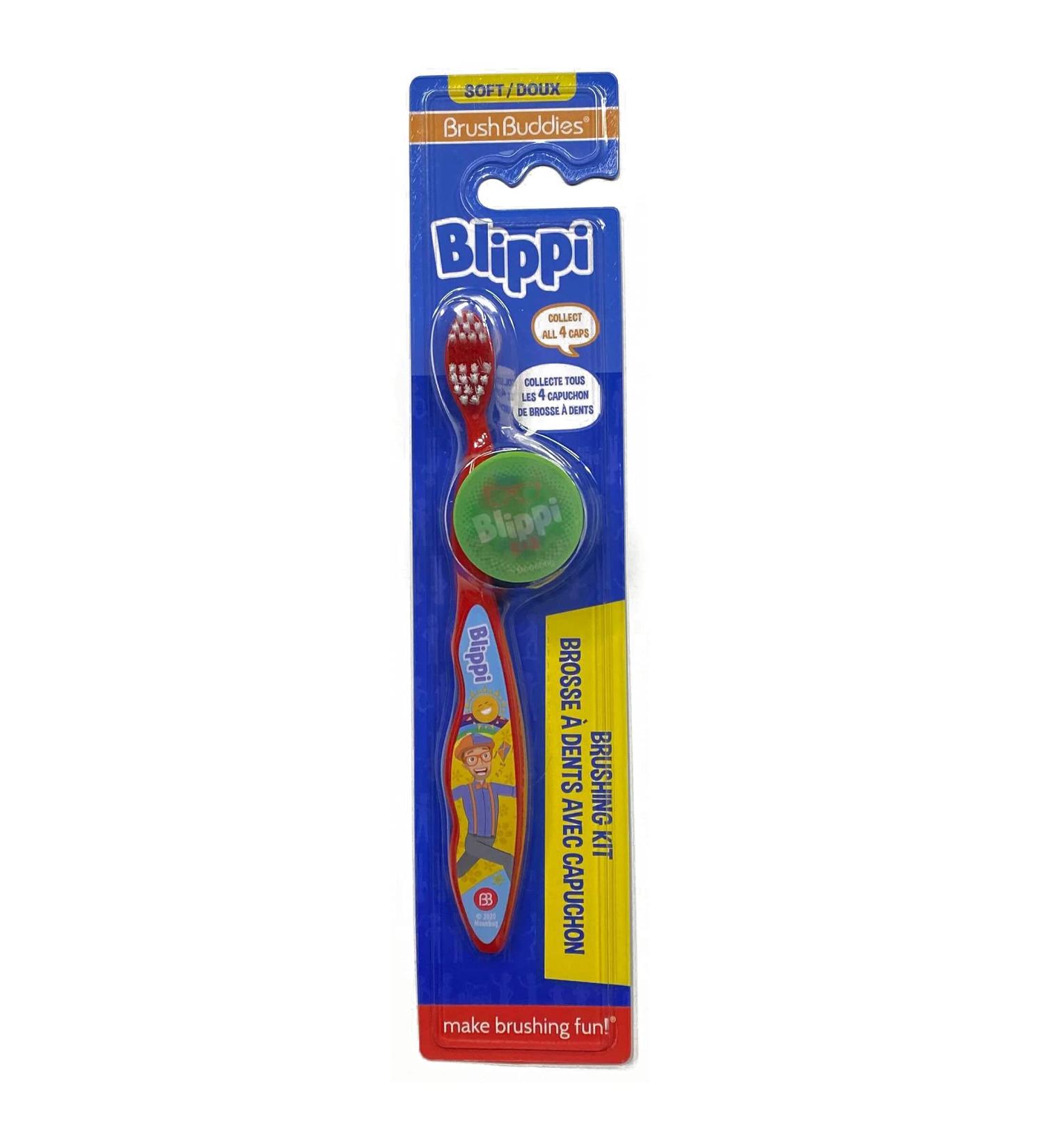 Brush Buddies Blippi Toothbrush with Cap - Pack of 1 - Buy Online on GoSupps.com