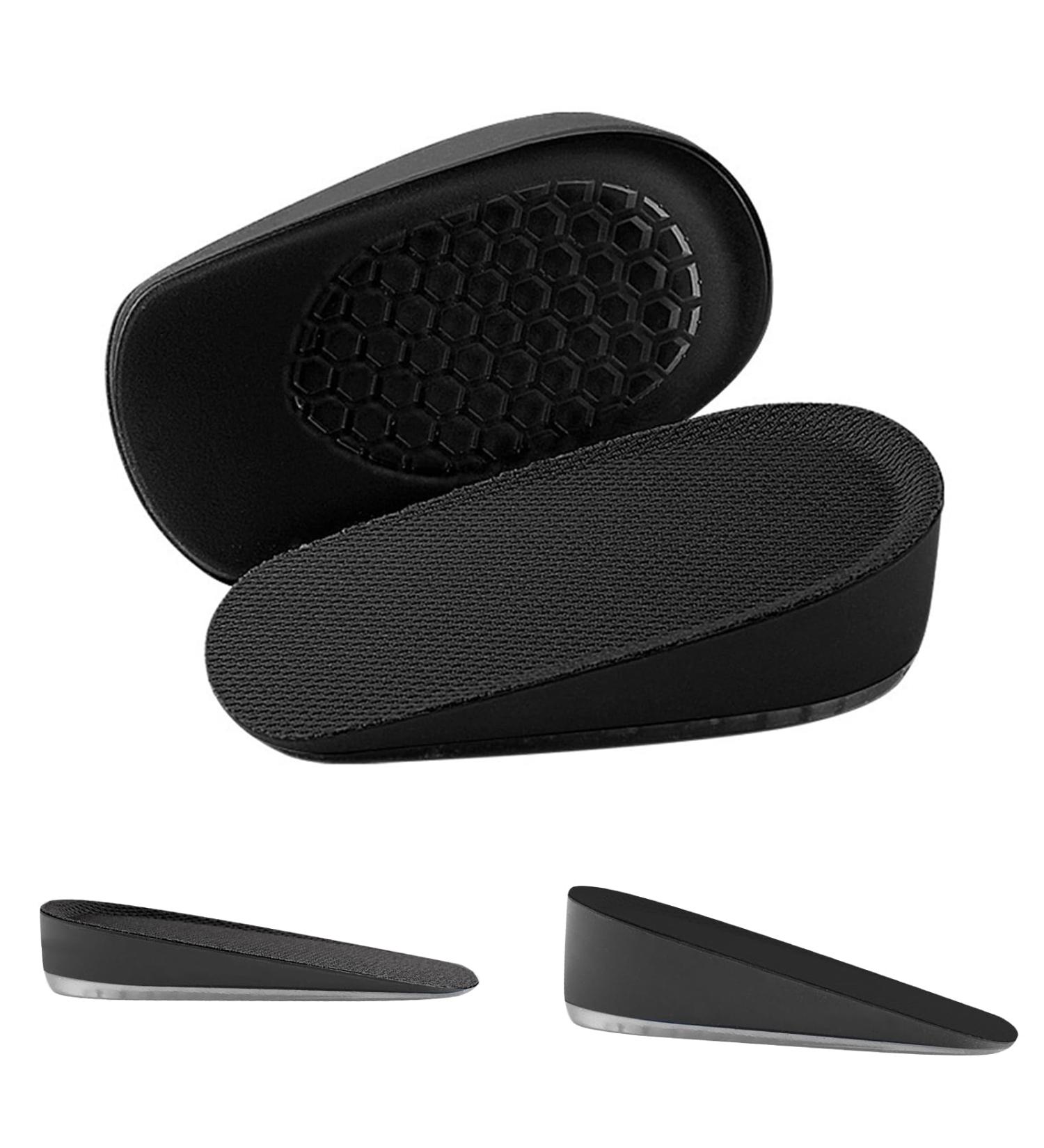 Heel Lift Insoles for Men & Women - Invisible Height Increase Shoe Inserts | Honeycomb Design | 2 Pairs for Leg Length Discrepancies (Large 0.6 & 1 Inch - Buy Online on GoSupps.com