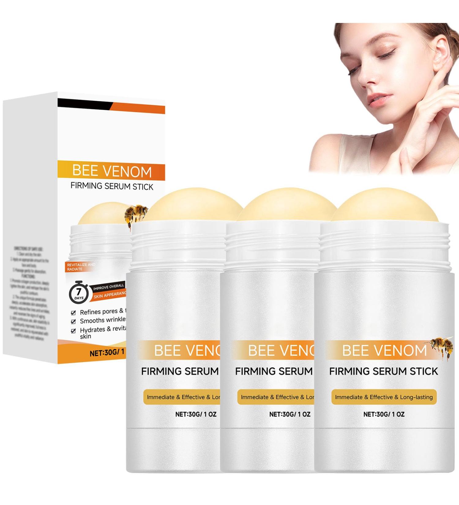  blmcoos Flysmus Bee Venom Firming Serum Stick Anti Aging Face Cream Firming Crepe & Saggy Skin Reduce Fine Lines (3) - Buy Online on GoSupps.com