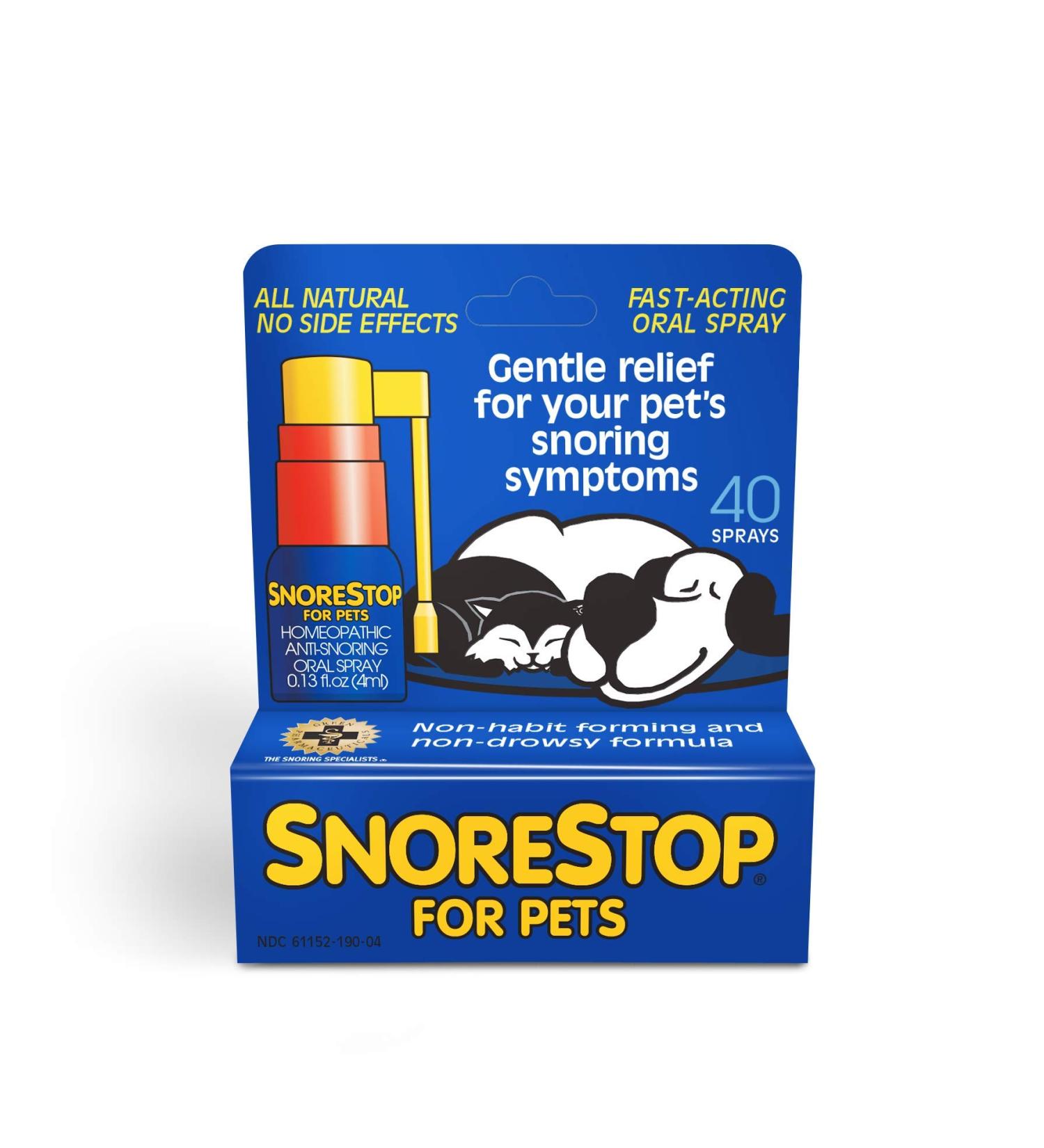 Snore Stop for Pets - Natural Anti-Snoring Solution | 40 Sprays for Dogs & Cats | Stop Snoring Aid & Sleep Remedy - B000FL43XY - Buy Online on GoSupps.com