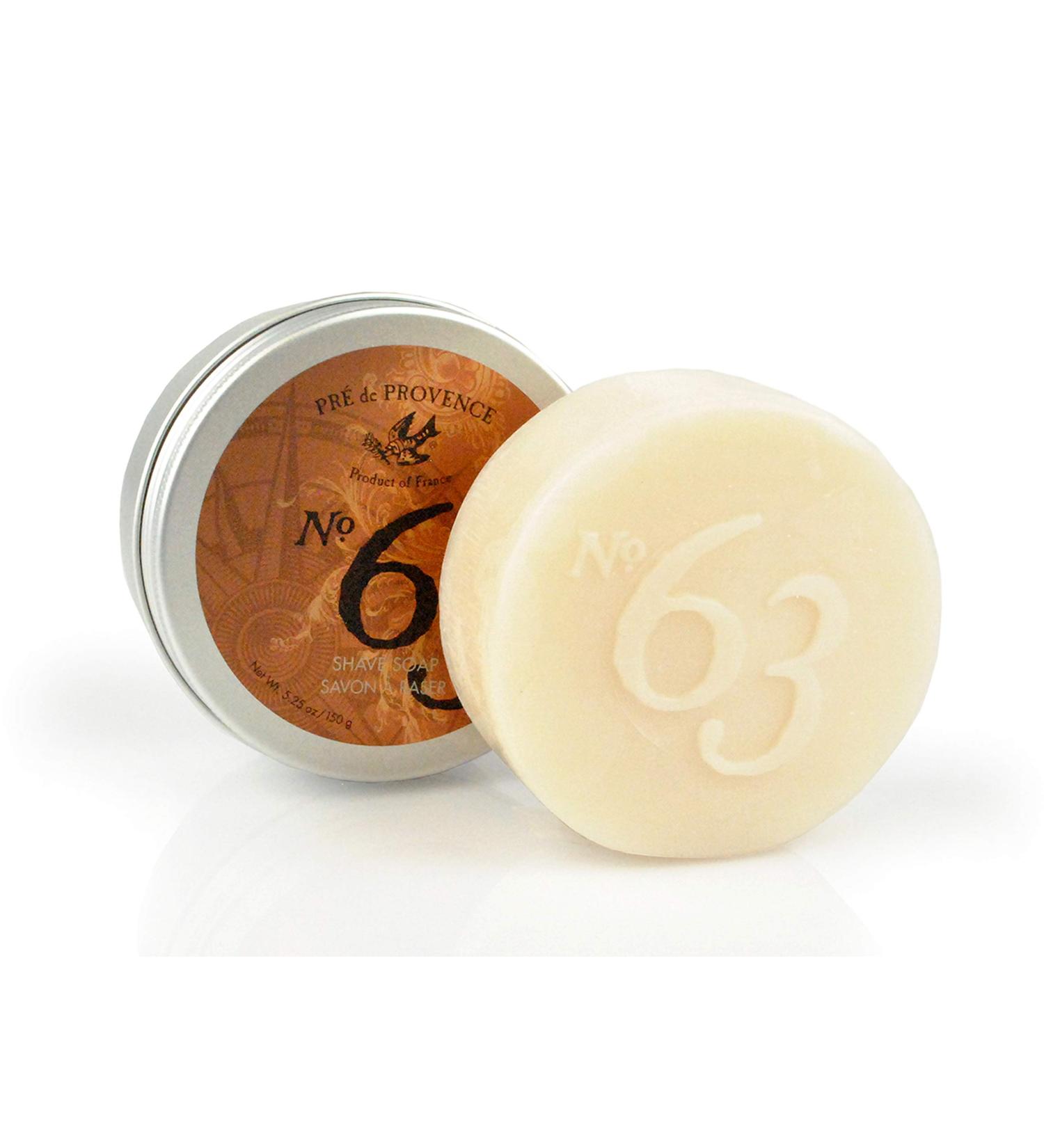 Pre de Provence No. 63 Men's Collection Shave Soap - 150g | Traditional French Shaving Soap - Buy Online on GoSupps.com