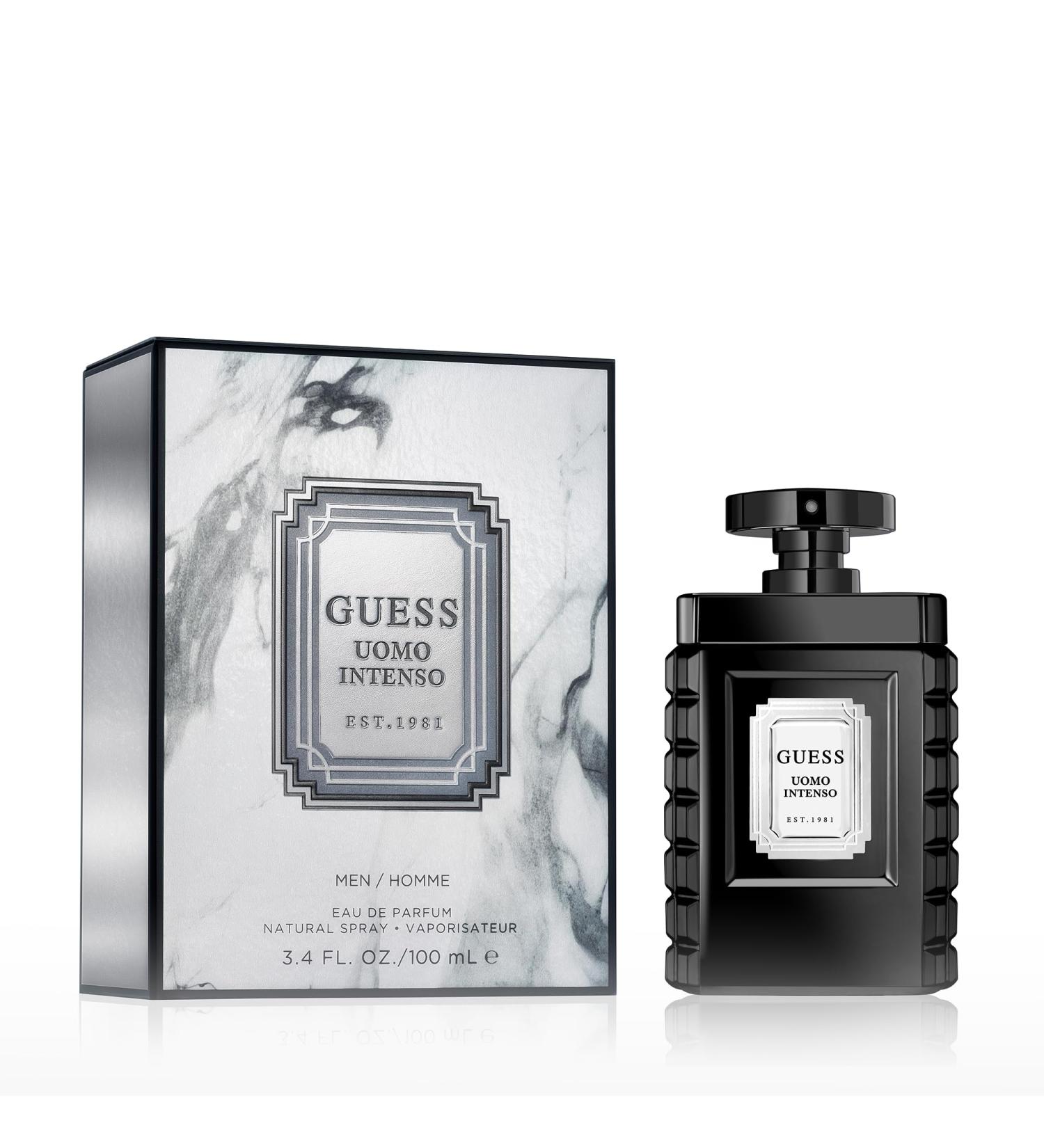 GUESS Uomo Intenso Eau de Parfum Cologne Spray for Men 3.4 Fl. Oz. 3.4 Fl Oz (Pack of 1) - Buy Online on GoSupps.com