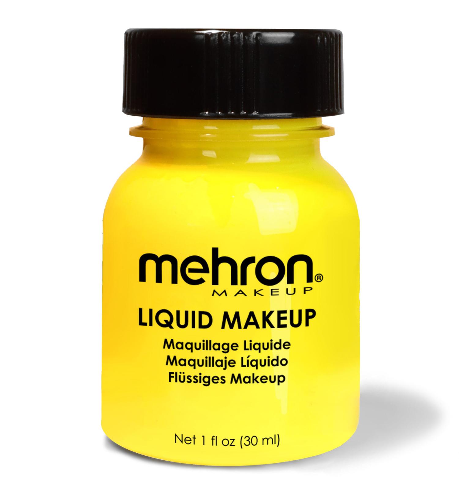 Buy Mehron Liquid Makeup - Yellow (30 ml) | International Shipping Available - Buy Online on GoSupps.com