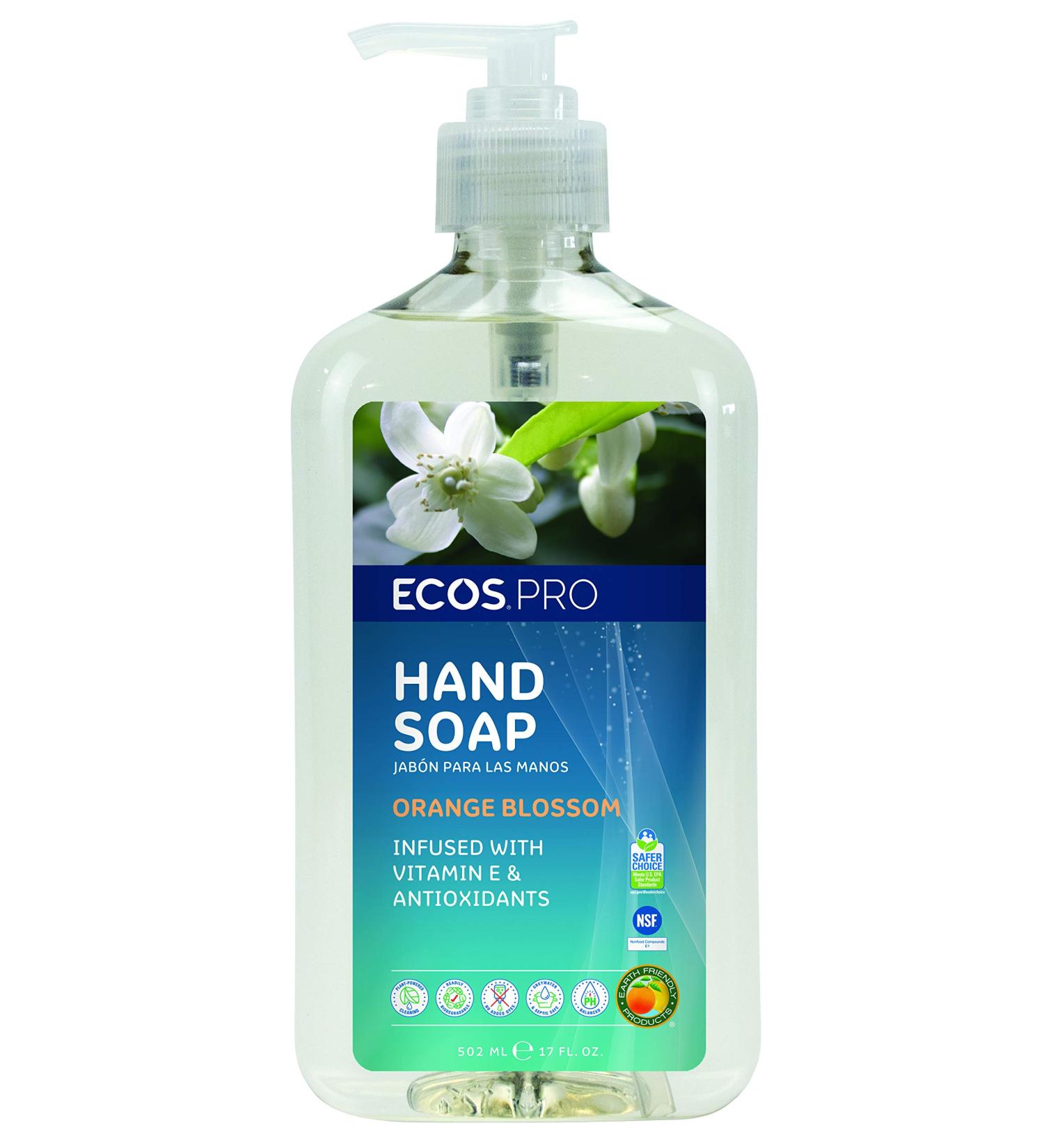 ECOS Orange Blossom Scent Hand Soap Plant Derived 17 Fluid Ounces (Pack of 6) 17 Fl Oz (Pack of 6) - Buy Online on GoSupps.com