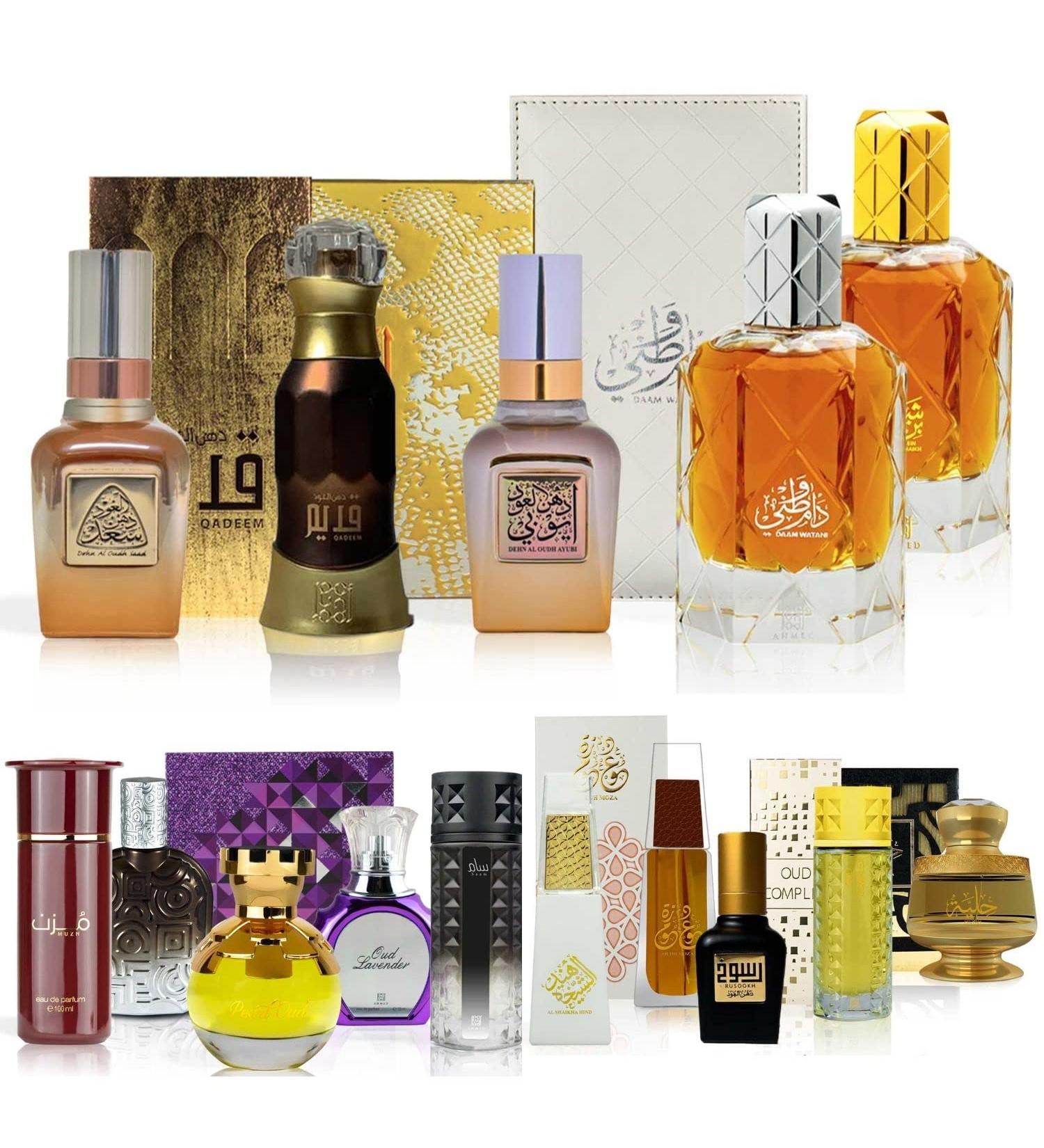 Ahmad Al Maghribi Oudh Perfume Samples (Oud Perfume for Men) | Arabian Perfume Khamrah - Oud Perfume for Women (Muestras de Perfumes rabes) Oud Experience - Buy Online on GoSupps.com