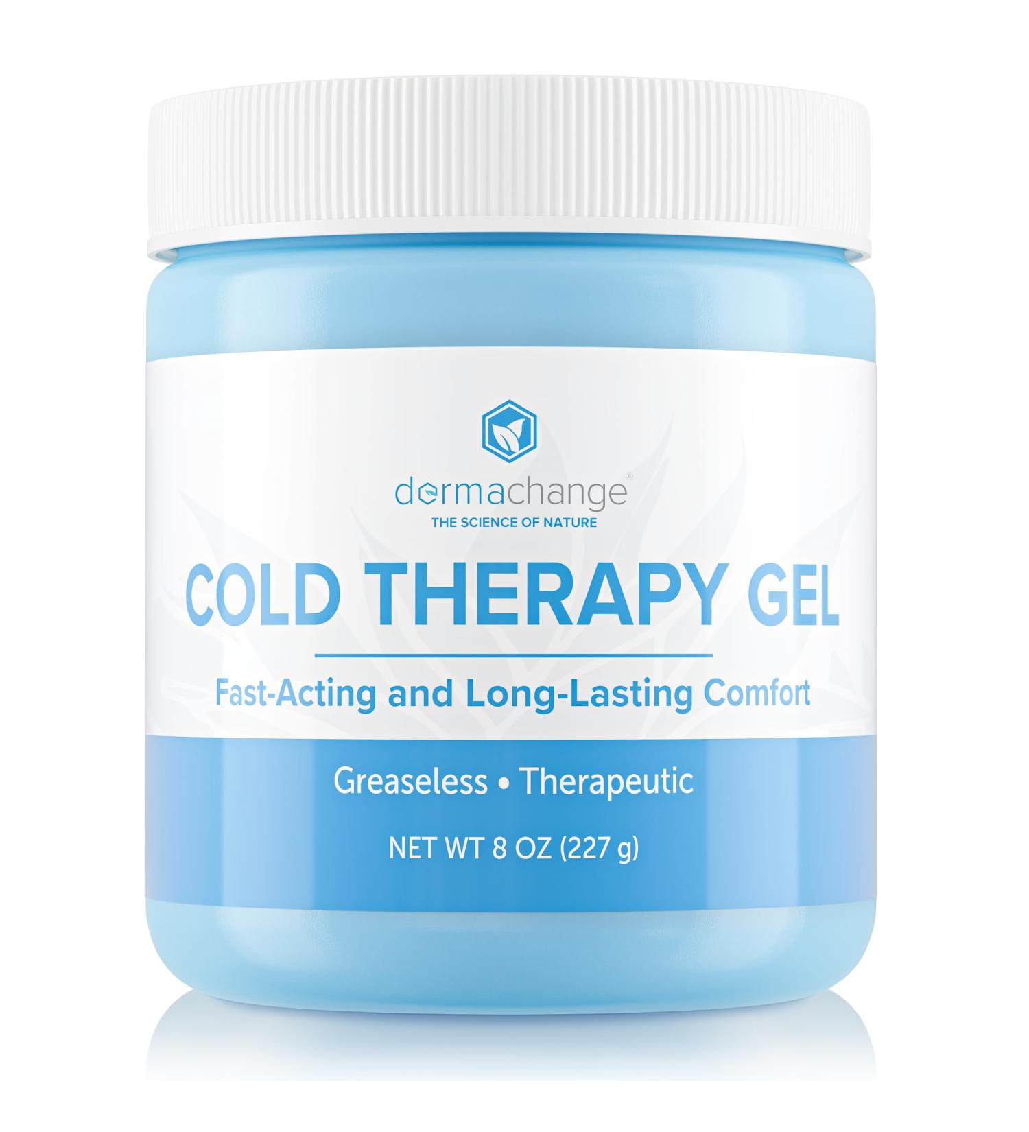Cold Therapy Gel for Sprains & Muscle Pain Relief - Soothing Menthol Cream for Instant Arthritis & Restless Legs Relief | 8 oz - Buy Online on GoSupps.com