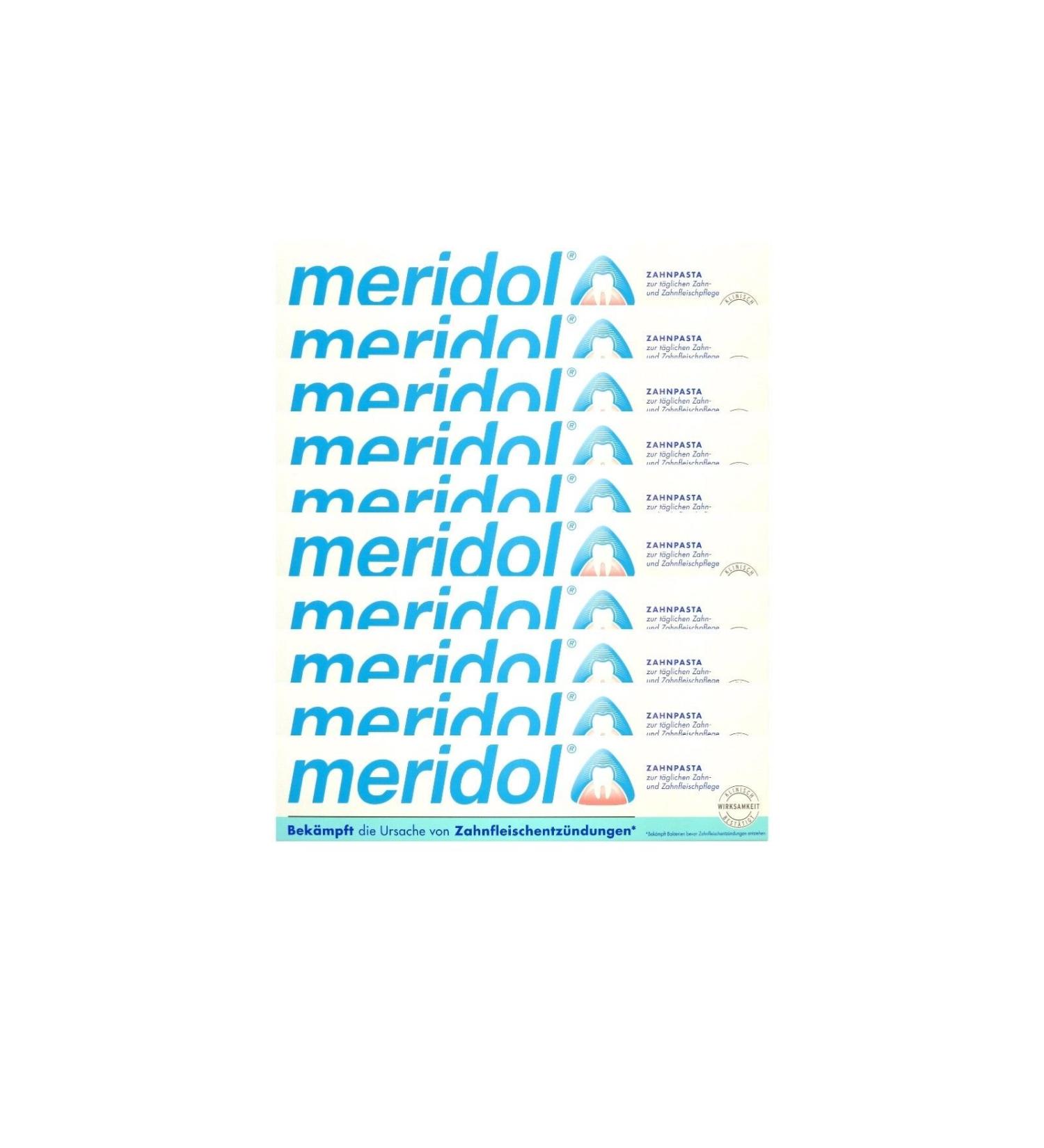 Meridol Meridol Pack of 10 toothpaste 75 ml