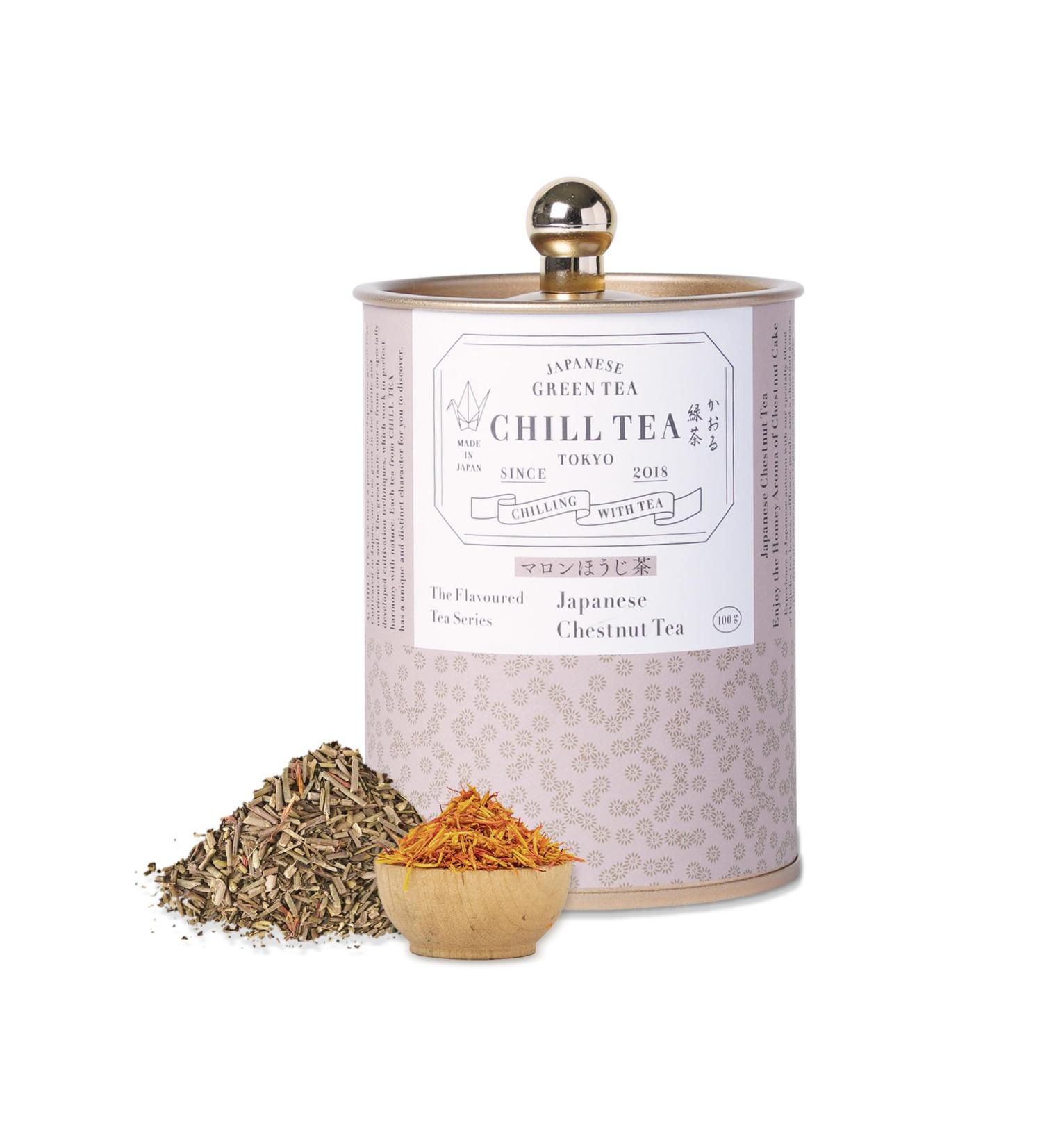  CHILL TEA Tokyo CHILL TEA Tokyo Japanese Chestnut Tea 100% Japanese hojicha Chestnut flavor (80 g) - Buy Online on GoSupps.com
