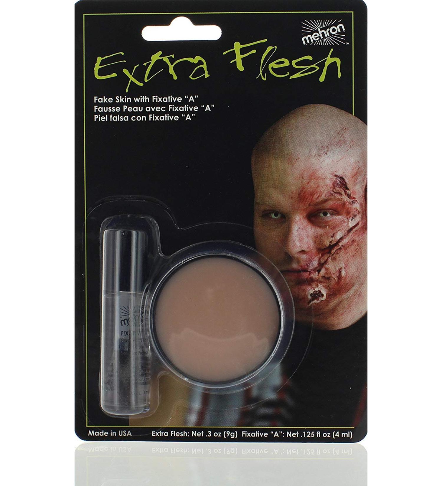 Mehron Makeup Extra Flesh .3oz with Fixative A for Special Effects | Halloween Movies - Buy Online on GoSupps.com