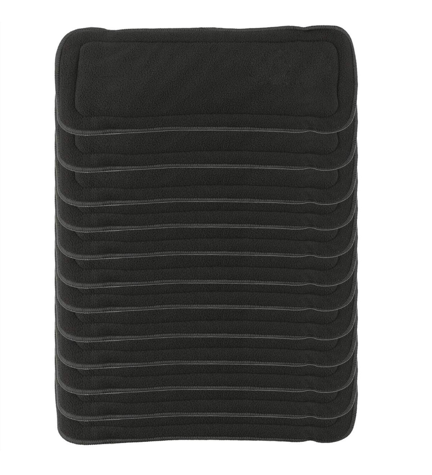 Happy Cherry Baby Tower Diaper - 12 Soft & Breathable Cotton Bamboo Cabbage Towels (Black) | Eco-Friendly Baby Care Products - Buy Online on GoSupps.com