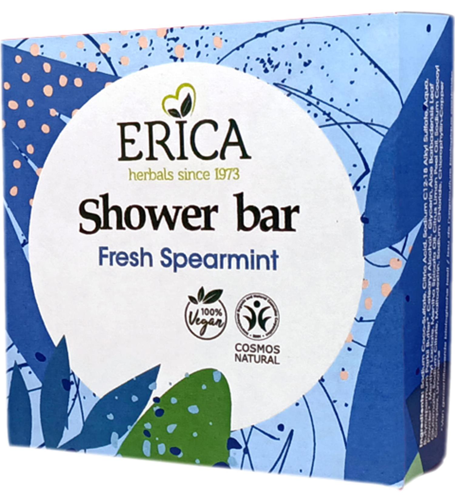 Erica - Fresh Spearmint Shower Bar - 95 grams - Buy Online on GoSupps.com