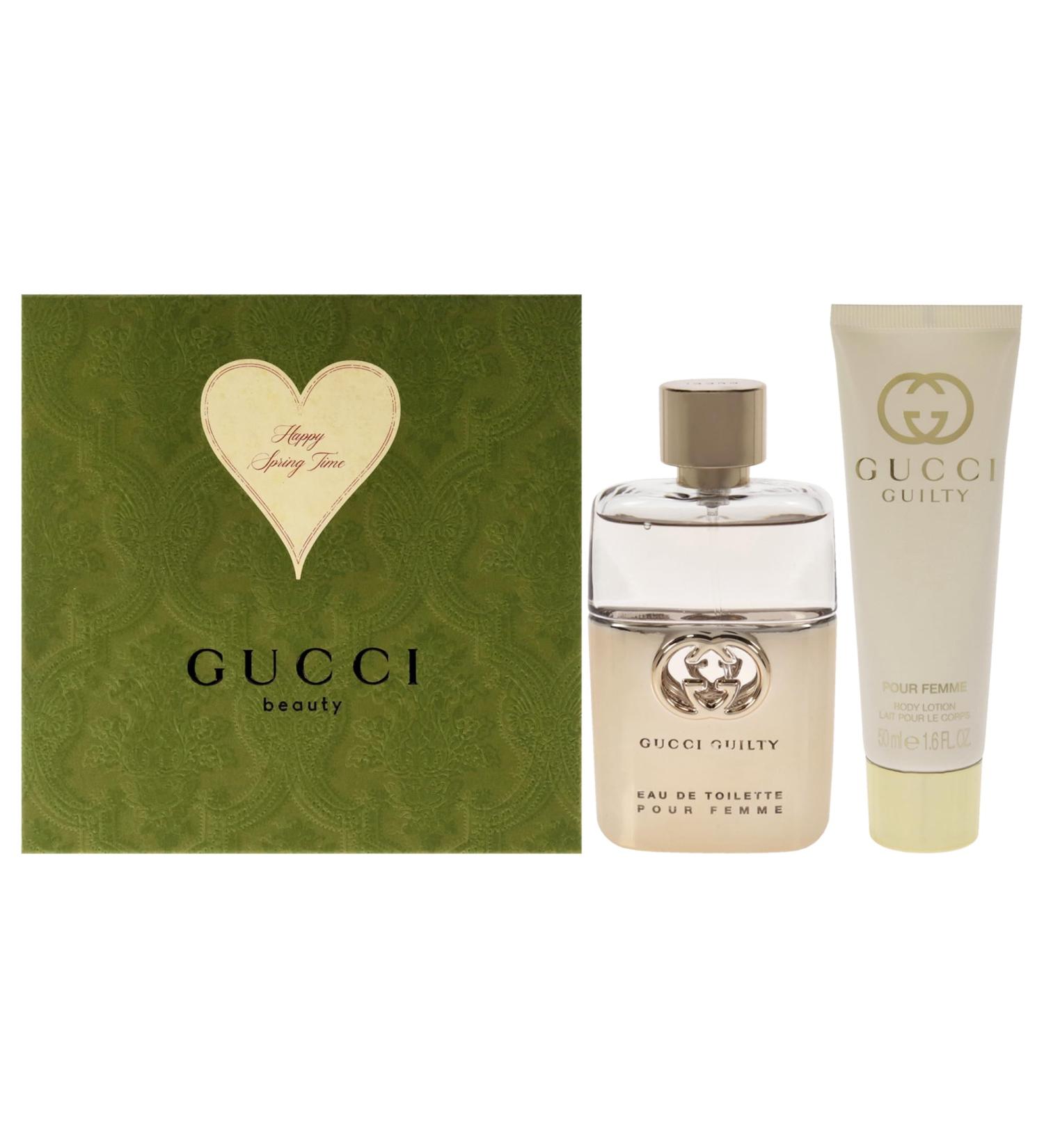Gucci Guilty 1.6oz EDT Spray 1.6oz Body Lotion Women 2 Pc Gift Set - Buy Online on GoSupps.com