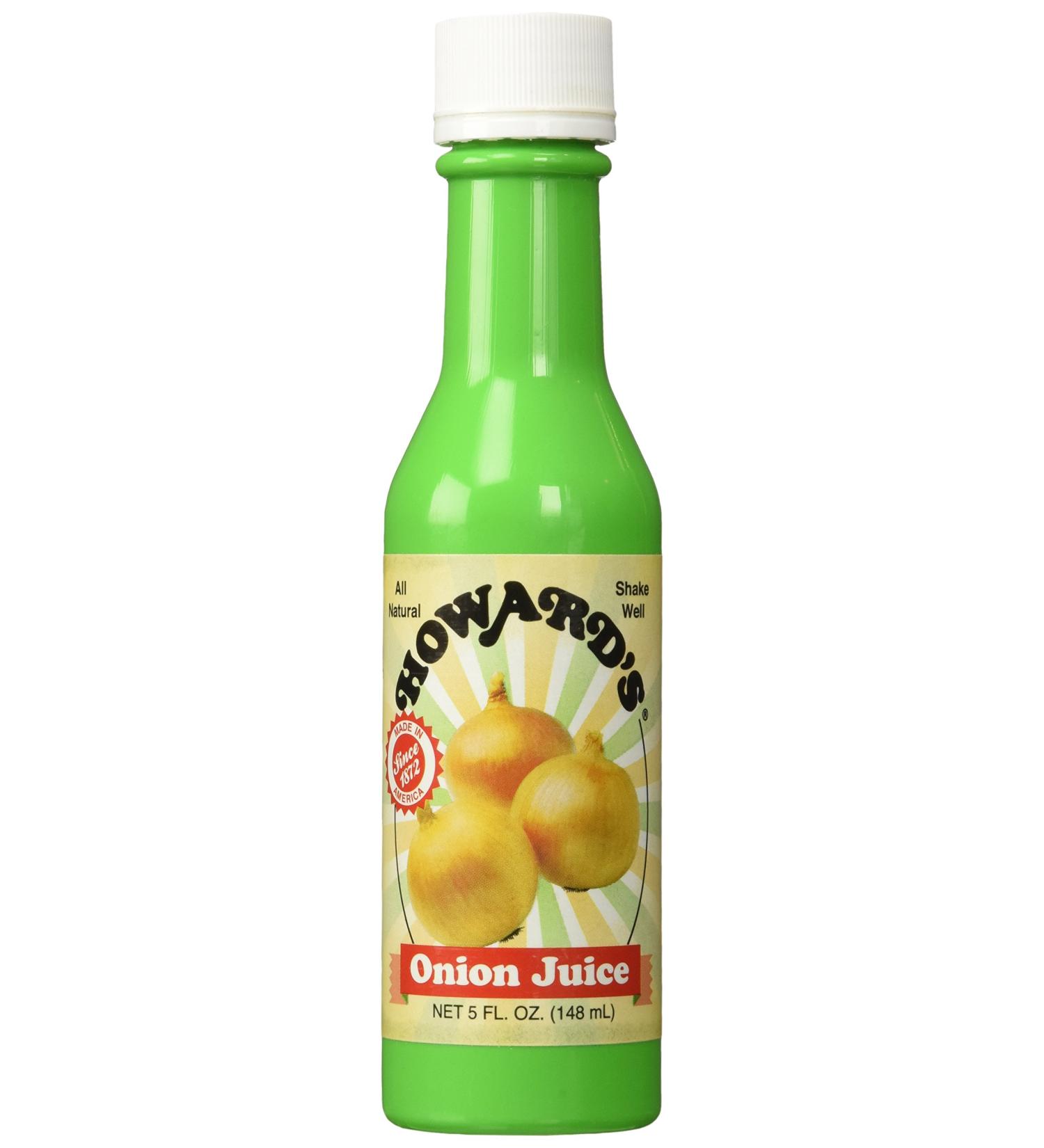 HOWARD'S Onion Seasoning Juice 5oz | Gluten-Free & All Natural | Shelf Stable - Buy Online on GoSupps.com