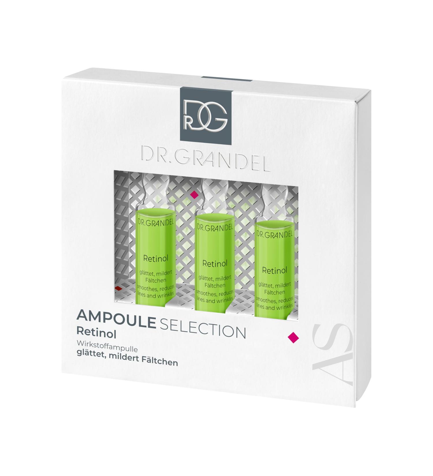 DR. GRANDEL Retinol Ampoules I smoothing, refining, regenerating ampoule against the signs of time - Buy Online on GoSupps.com