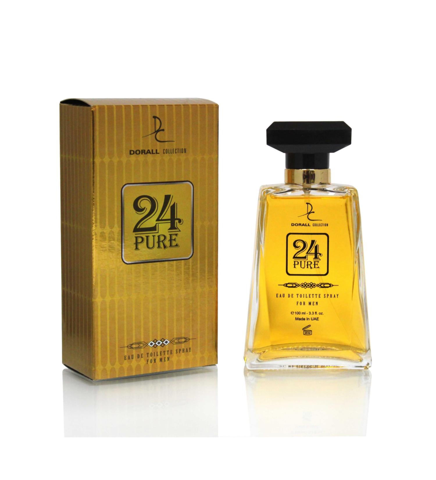 24 PURE BY DORALL COLLECTION COLOGNE FOR MEN 3.3 OZ / 100 ML EAU DE TOILETTE SPRAY