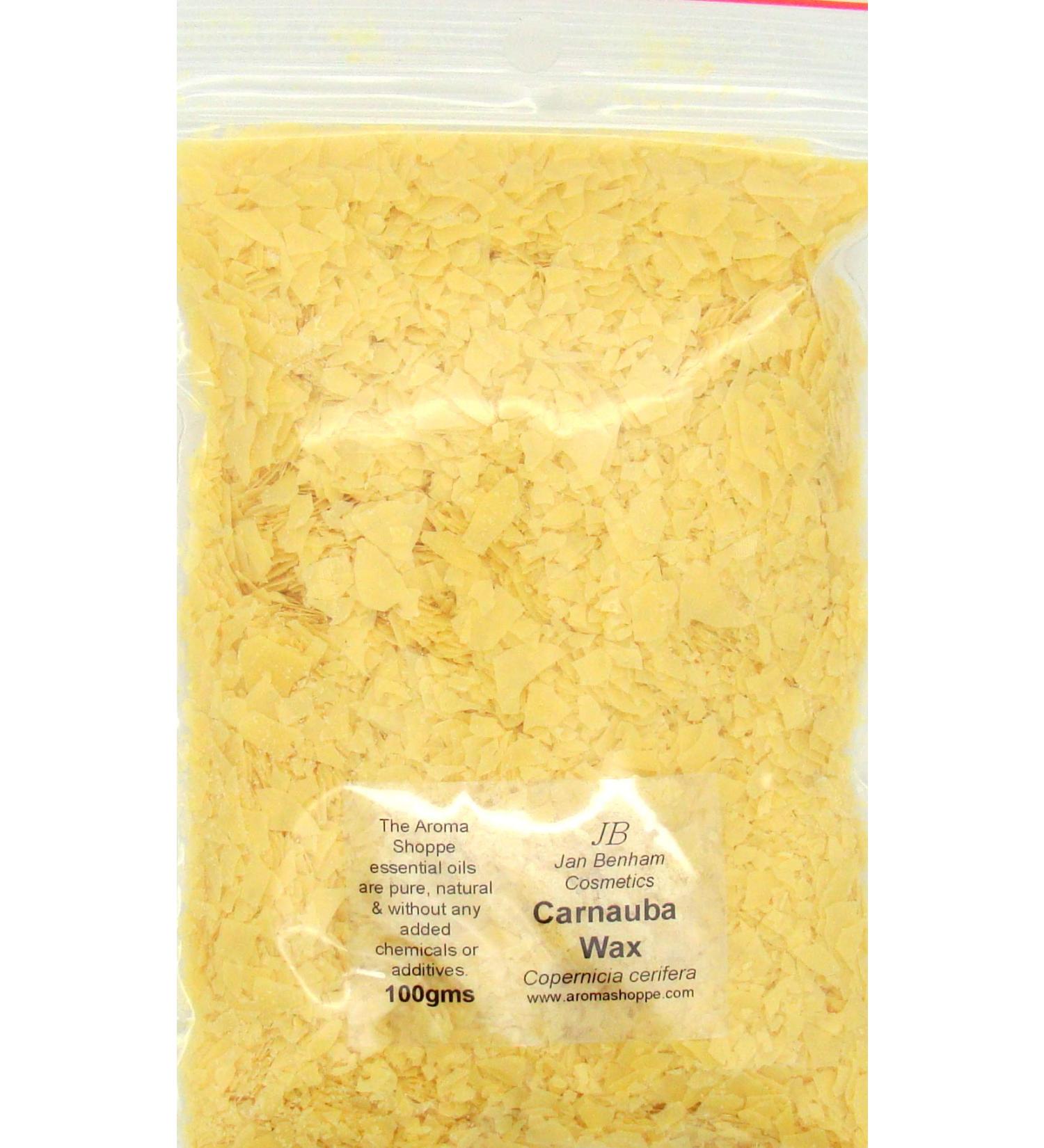 100% Natural Carnauba Wax for Lipsticks, Ointments and Lip Balms 100g