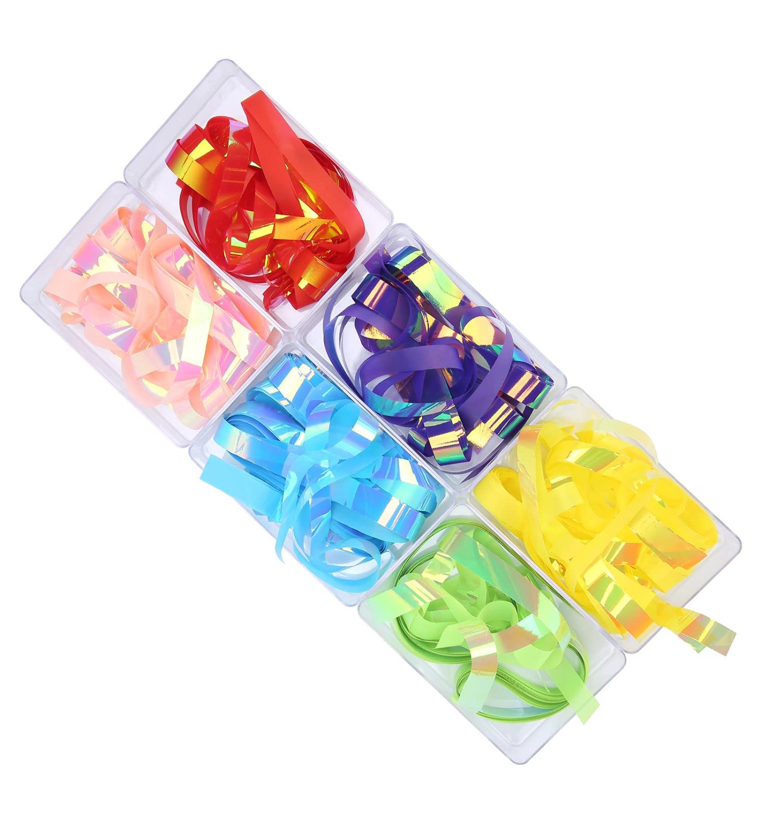 Nail ArtCellophane Paper Strip Reflector DIY Nail Art Decoration Colorful Nail Glass Foil 6 Boxes for Nail Salon for Household for Women for Girls - Buy Online on GoSupps.com