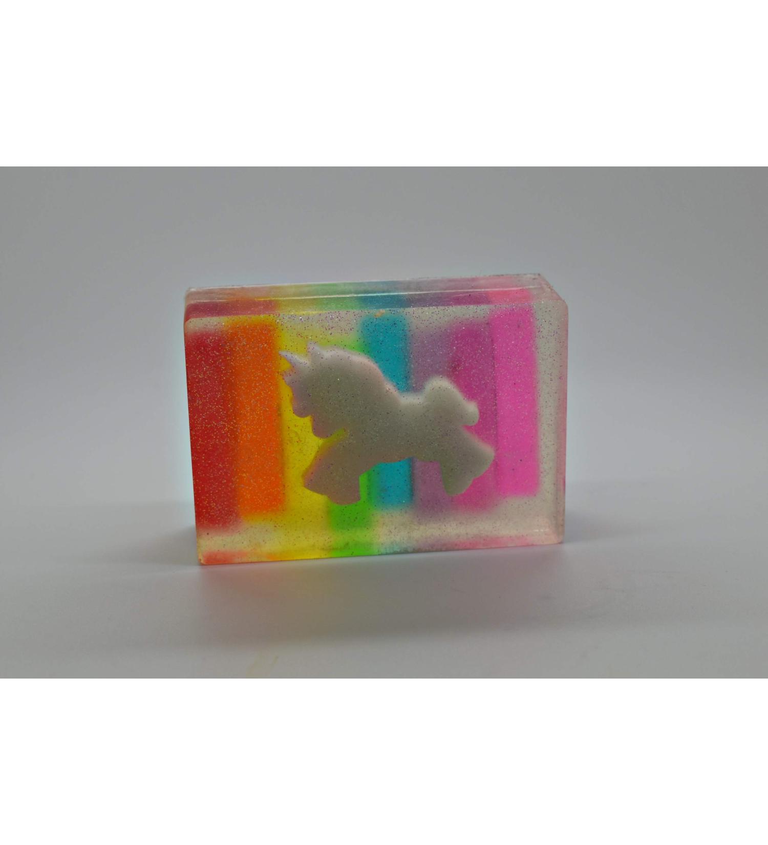 Rainbow Unicorn Soap Bar - Christmas Gift Stocking Filler Girls Kids - Buy Online on GoSupps.com