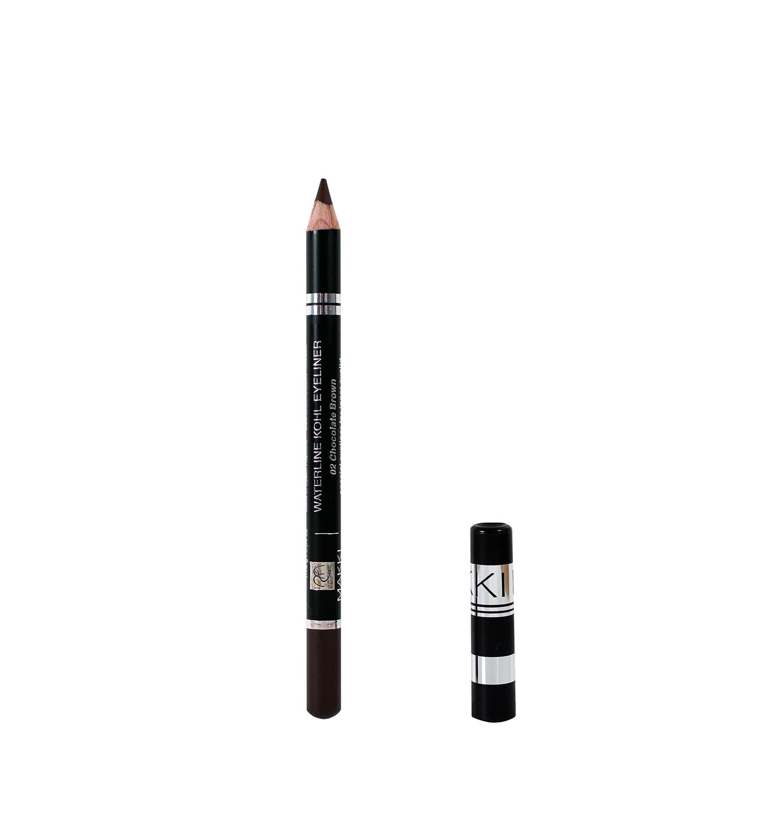  Makki Kajal Special Eyeliner for Inner Lids Vitalising and Waterproof Sensitive Eyes Hypoallergenic Chocolate Brown - Buy Online on GoSupps.com