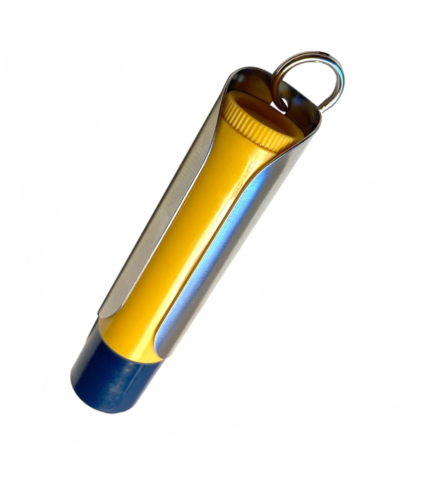 TALLAC HOUSE Cary Premium Metal Lip Balm Holder - Keychain Sleeve for Chapstick | Durable Stainless Steel Protection for Men & Women - Buy Online on GoSupps.com