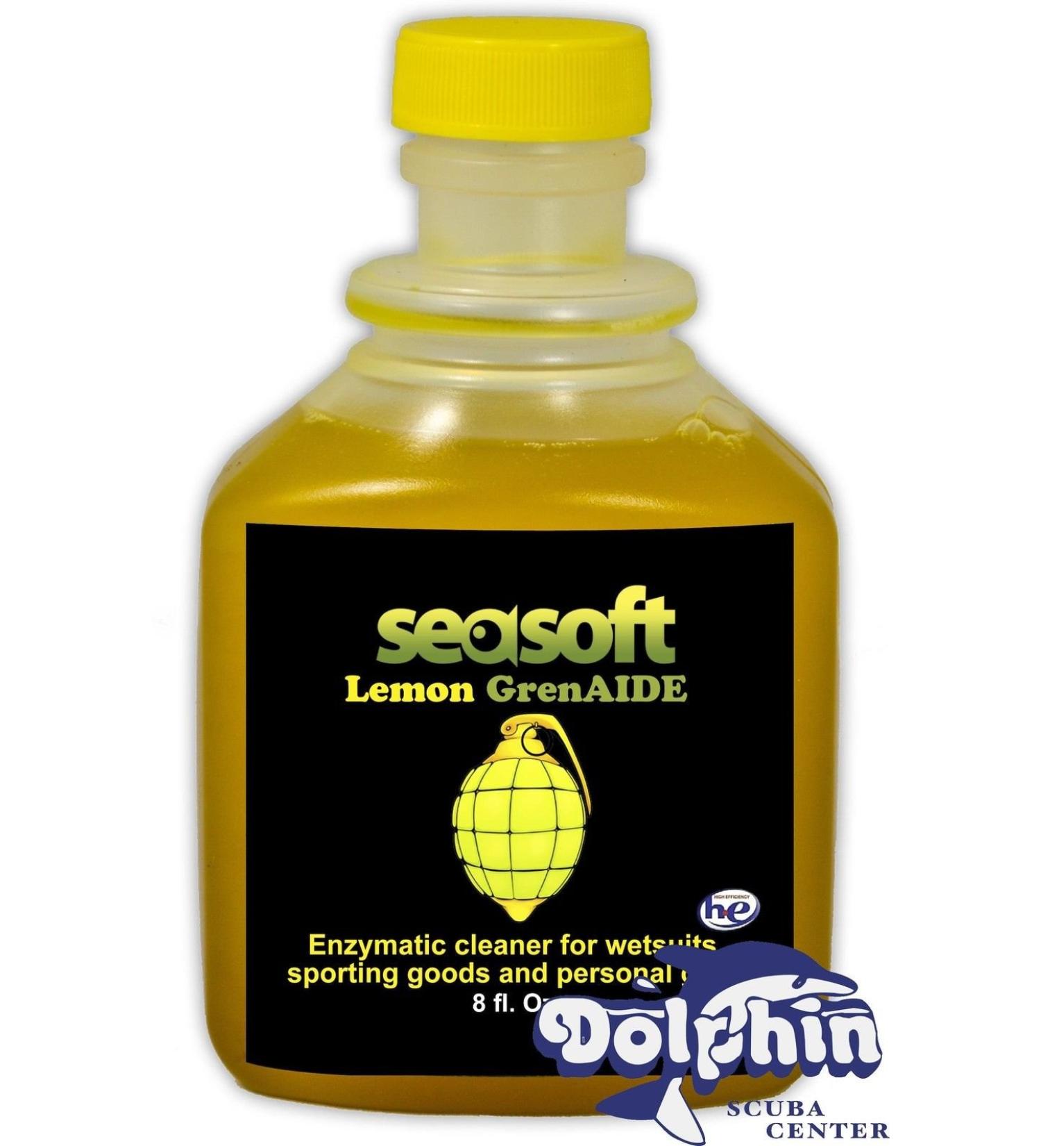 SIXNE Seasoft Lemon GrenAIDE Enzymatic Cleaner - 8 oz.